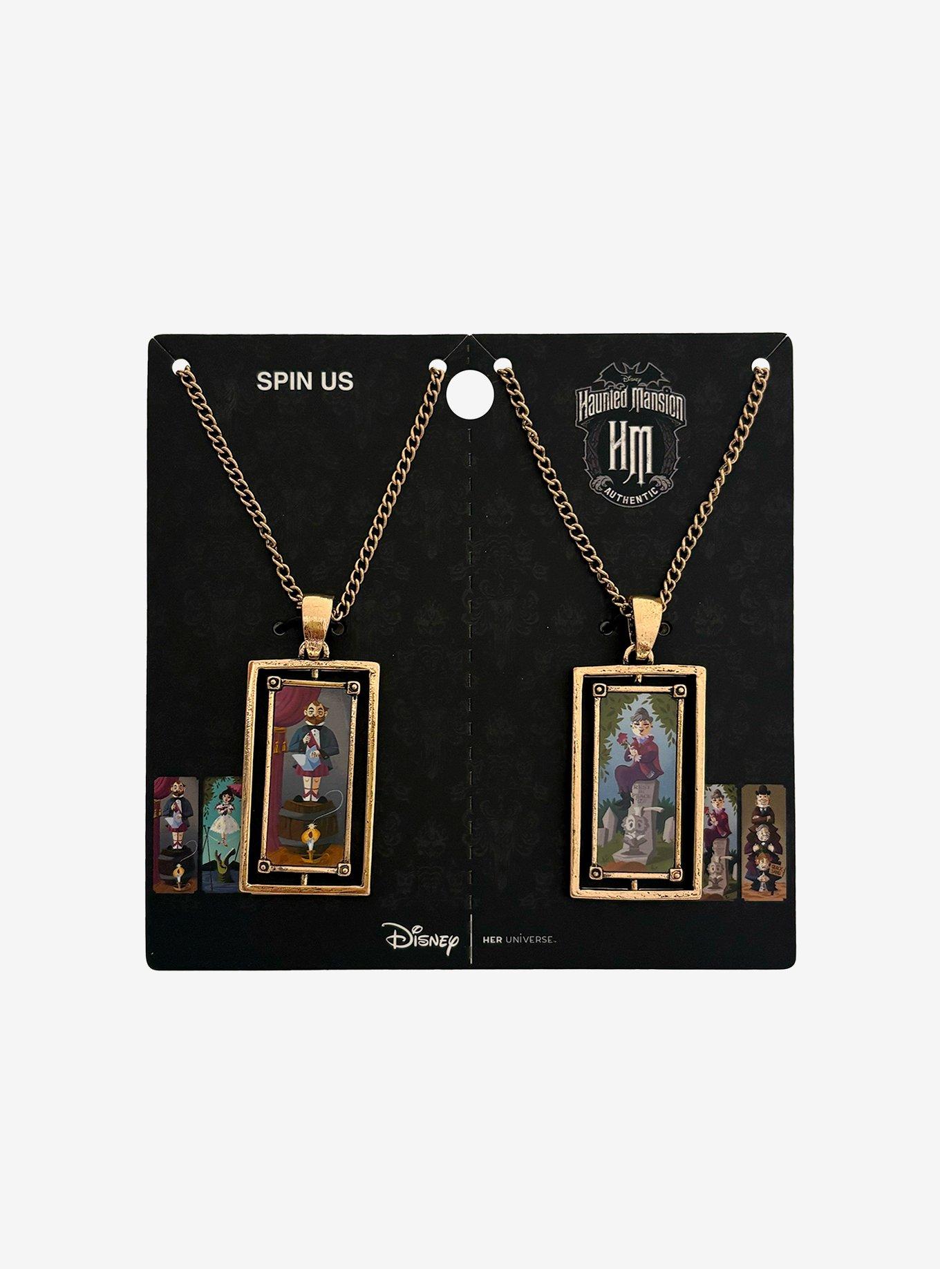 Her Universe Disney The Haunted Mansion Portrait Best Friend Necklace Set