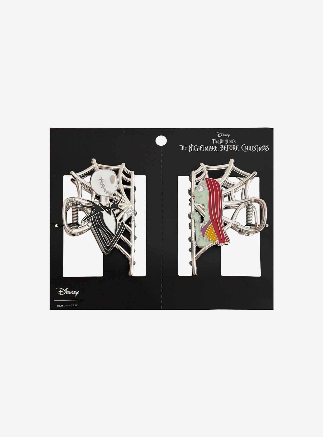 The Nightmare Before Christmas Jack & Sally Heart Claw Hair Clip Set, , hi-res