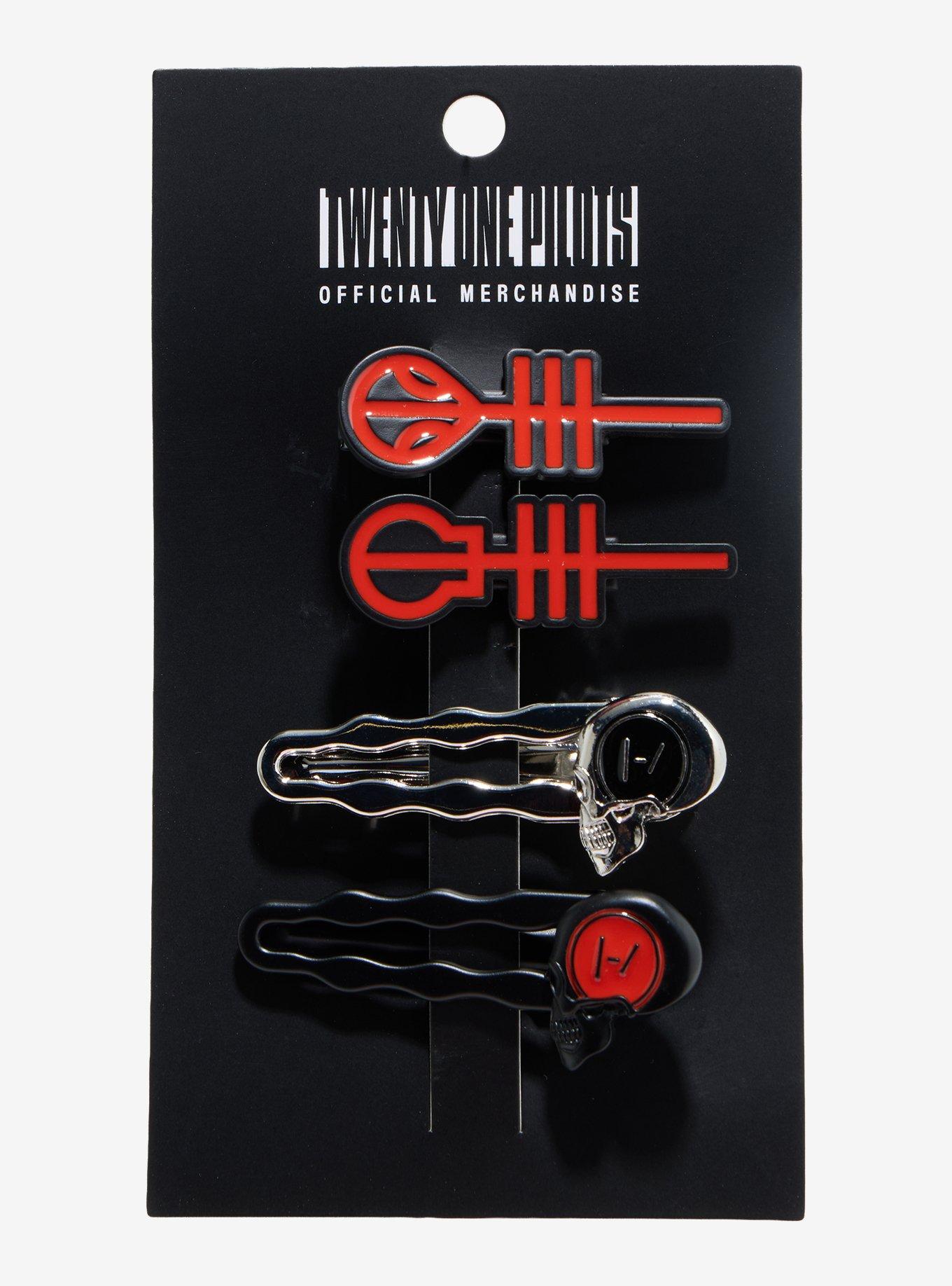 Twenty One Pilots Logo Hair Clip Set, , hi-res