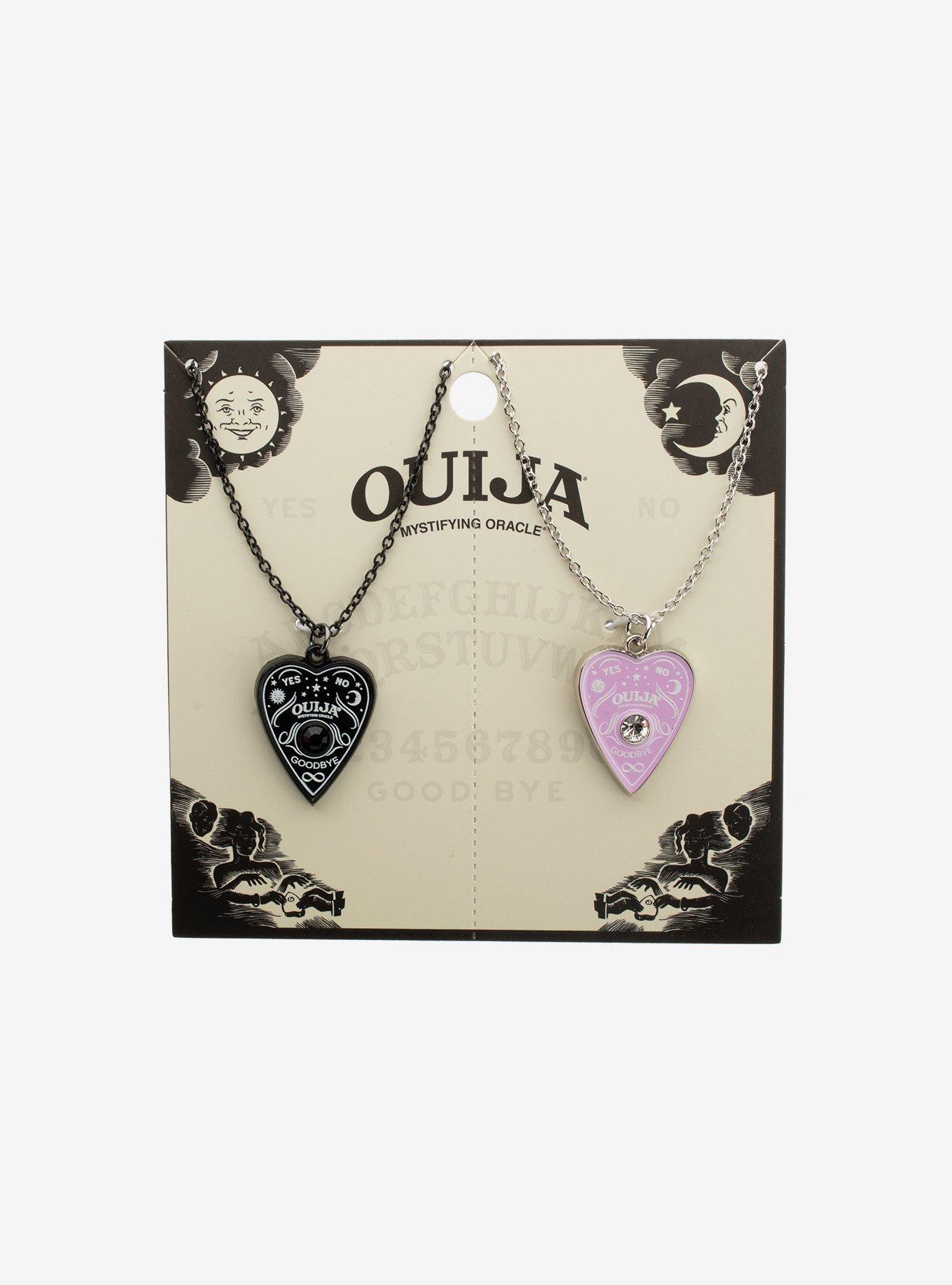 Ouija Planchette Best Friend Necklace Set, , hi-res
