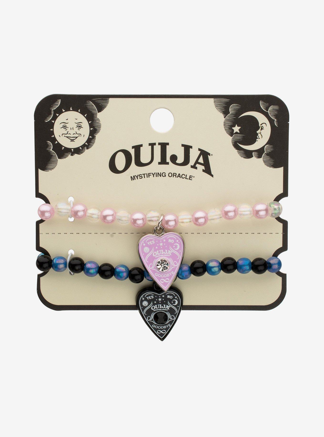 Ouija Planchette Best Friend Bead Bracelet Set, , hi-res