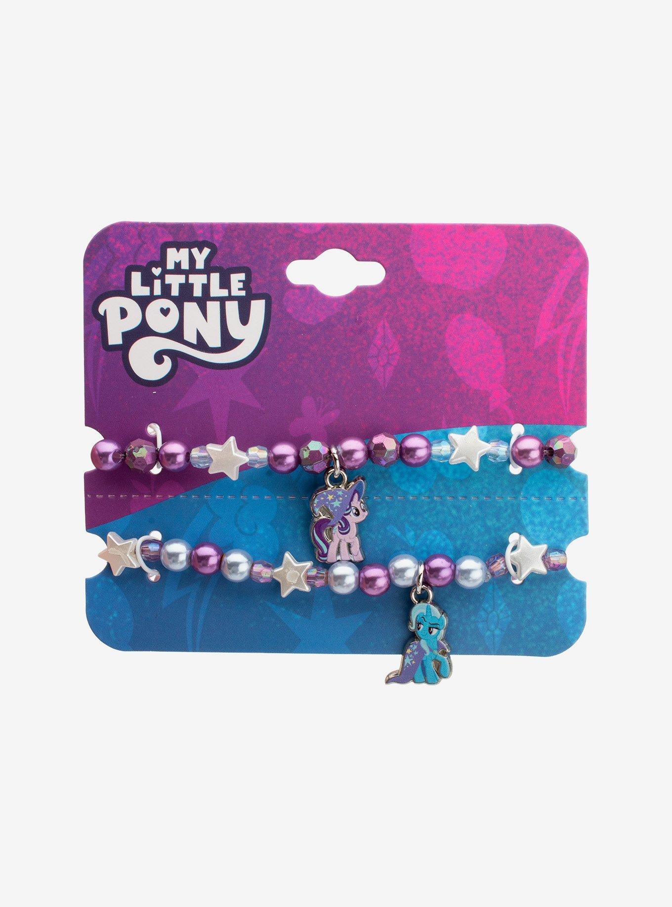 My Little Pony Trixie Lulamoon & Starlight Glimmer Best Friend Bead Bracelet Set, , hi-res