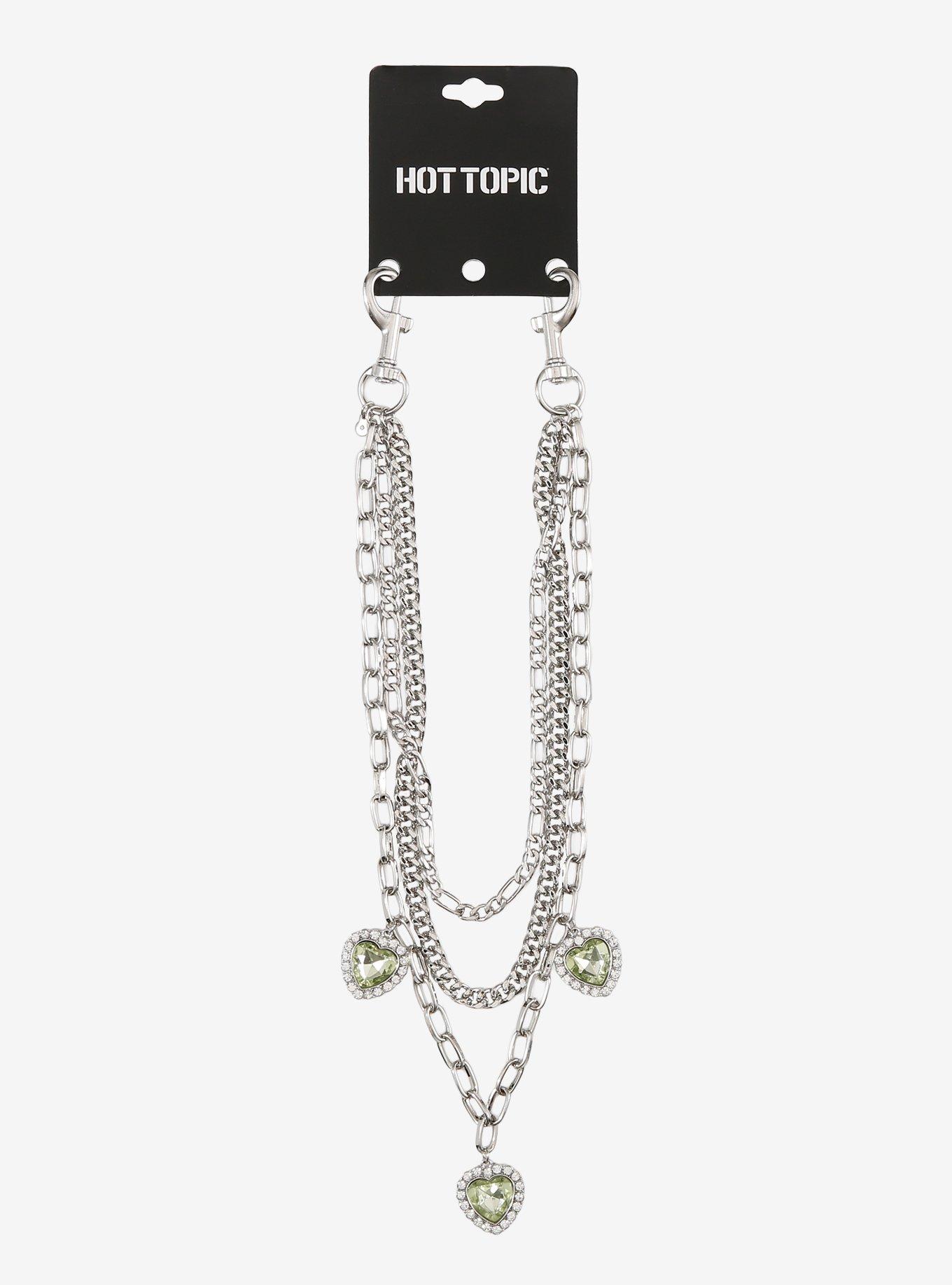 Ornate Heart 13 Inch, 15 Inch & 18 Inch Wallet Chain, , hi-res
