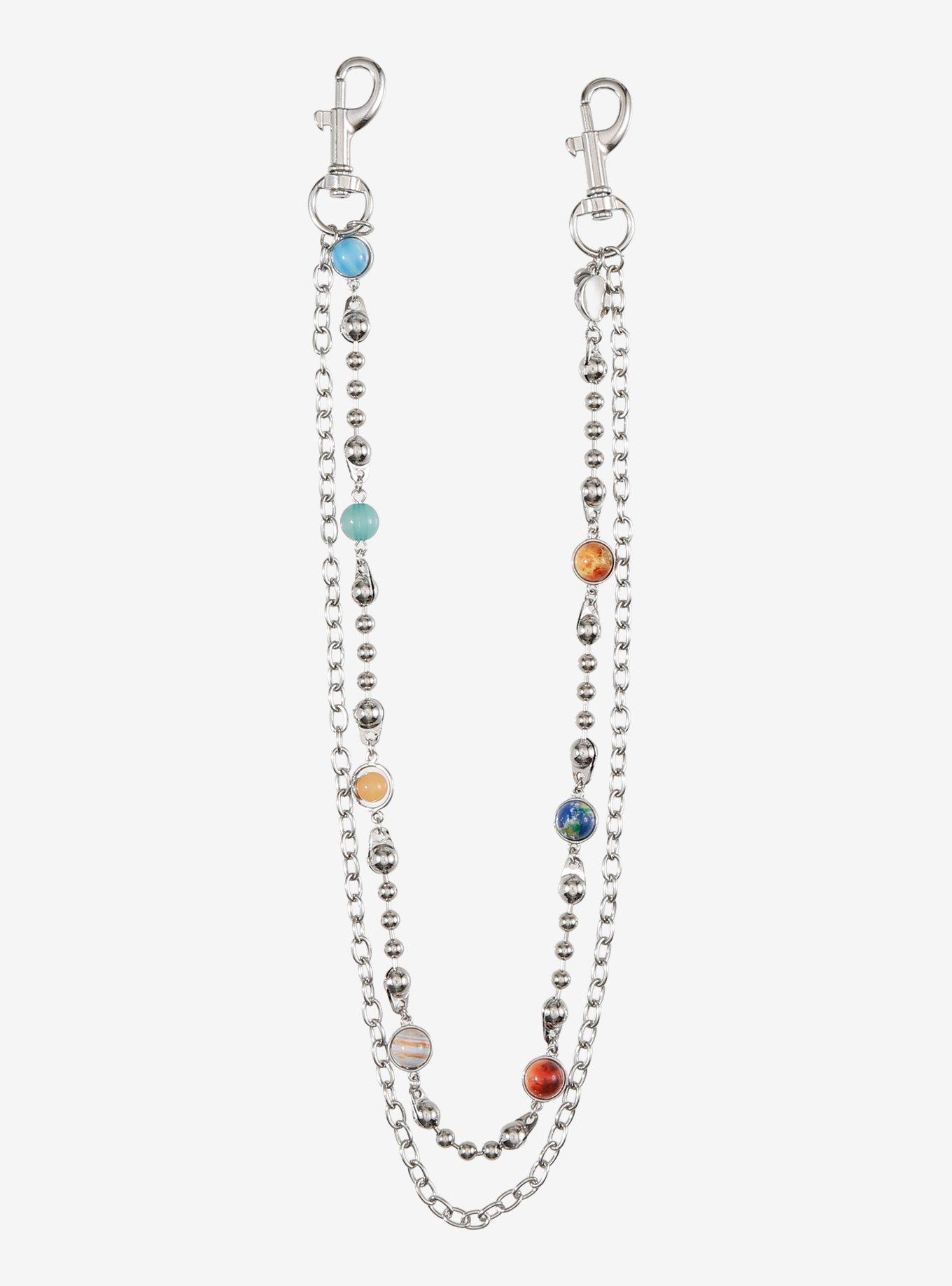 Planet Bead 18 Inch & 20 Inch Wallet Chain, , hi-res