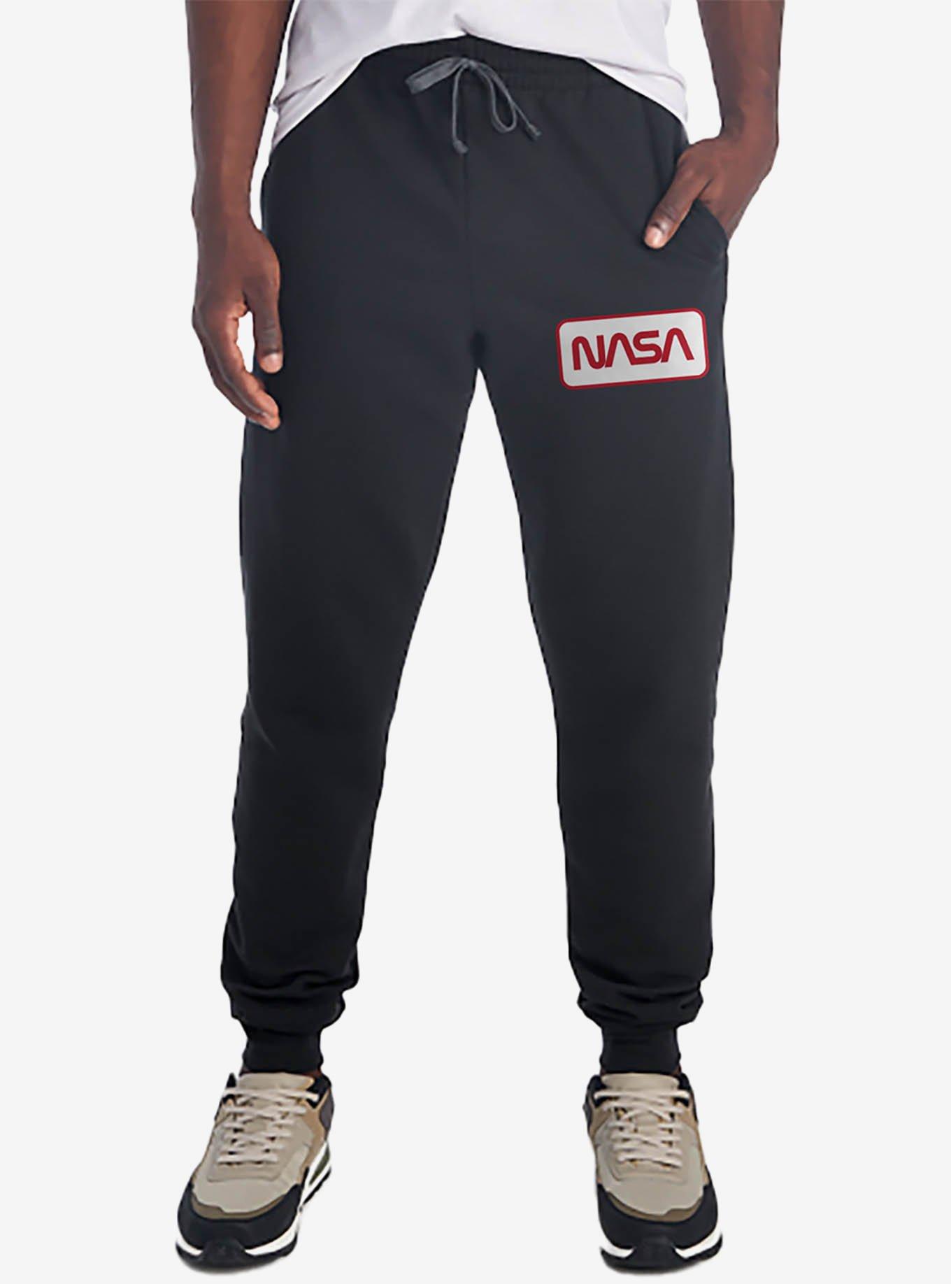NASA Rectangular Worm Logo Jogger Sweatpants, , hi-res