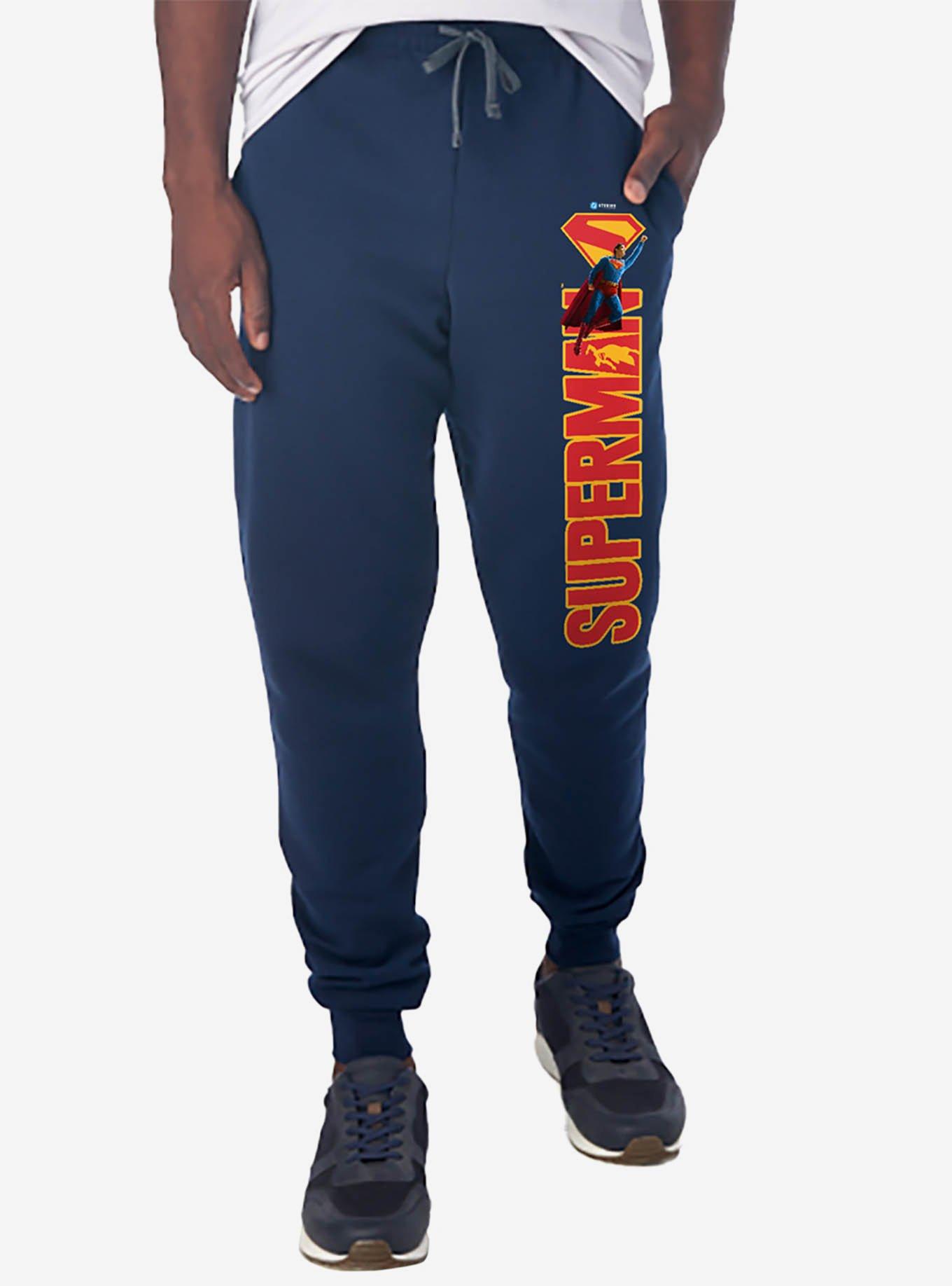 DC Comics Superman 2025 Shield Name Jogger Sweatpants, , hi-res