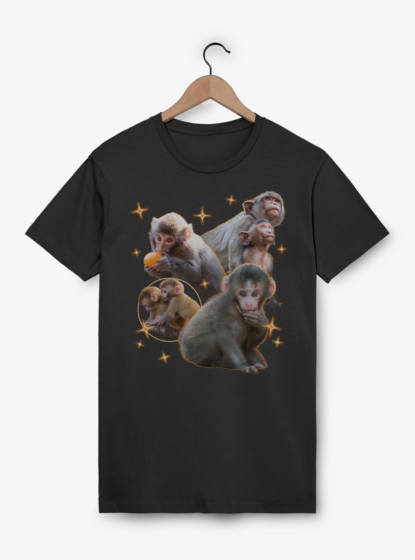 Lonely Monkey Friendship Collage T-Shirt, , hi-res