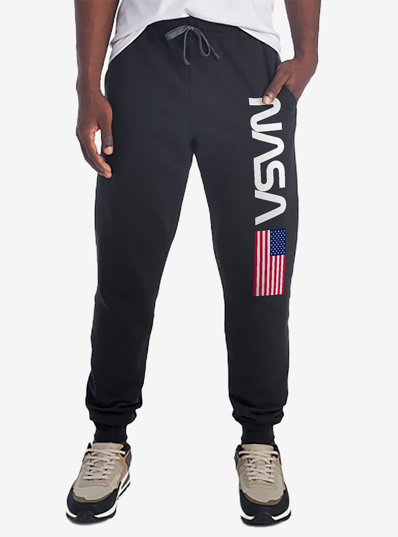 NASA Worm Logo Jogger Sweatpants, , hi-res
