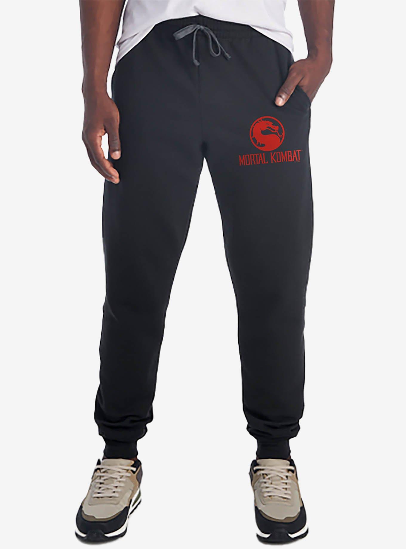 Mortal Kombat Klassic Dragon Logo Jogger Sweatpants, , hi-res