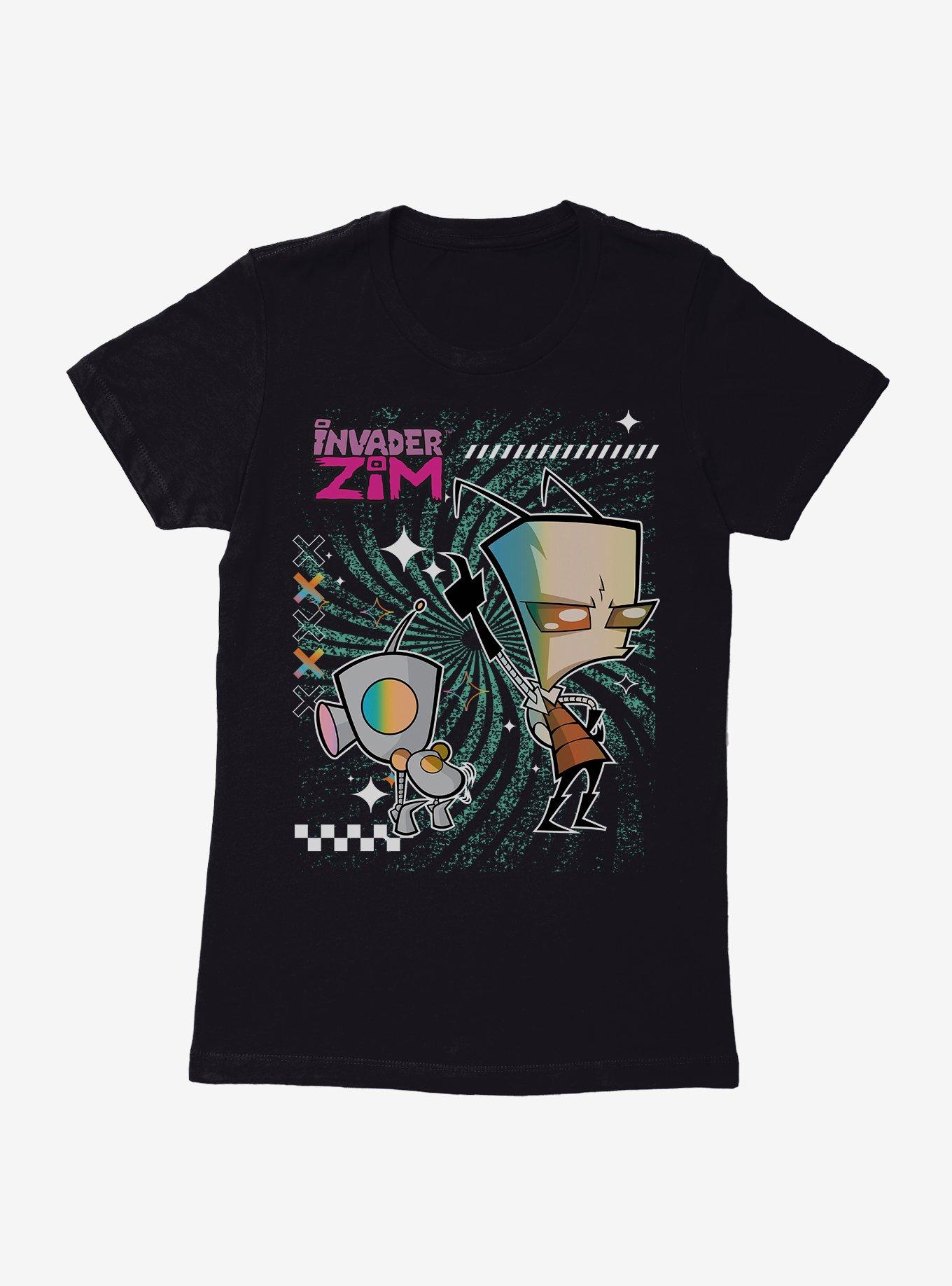 Invader Zim And GIR Dancing Womens T-Shirt, , hi-res