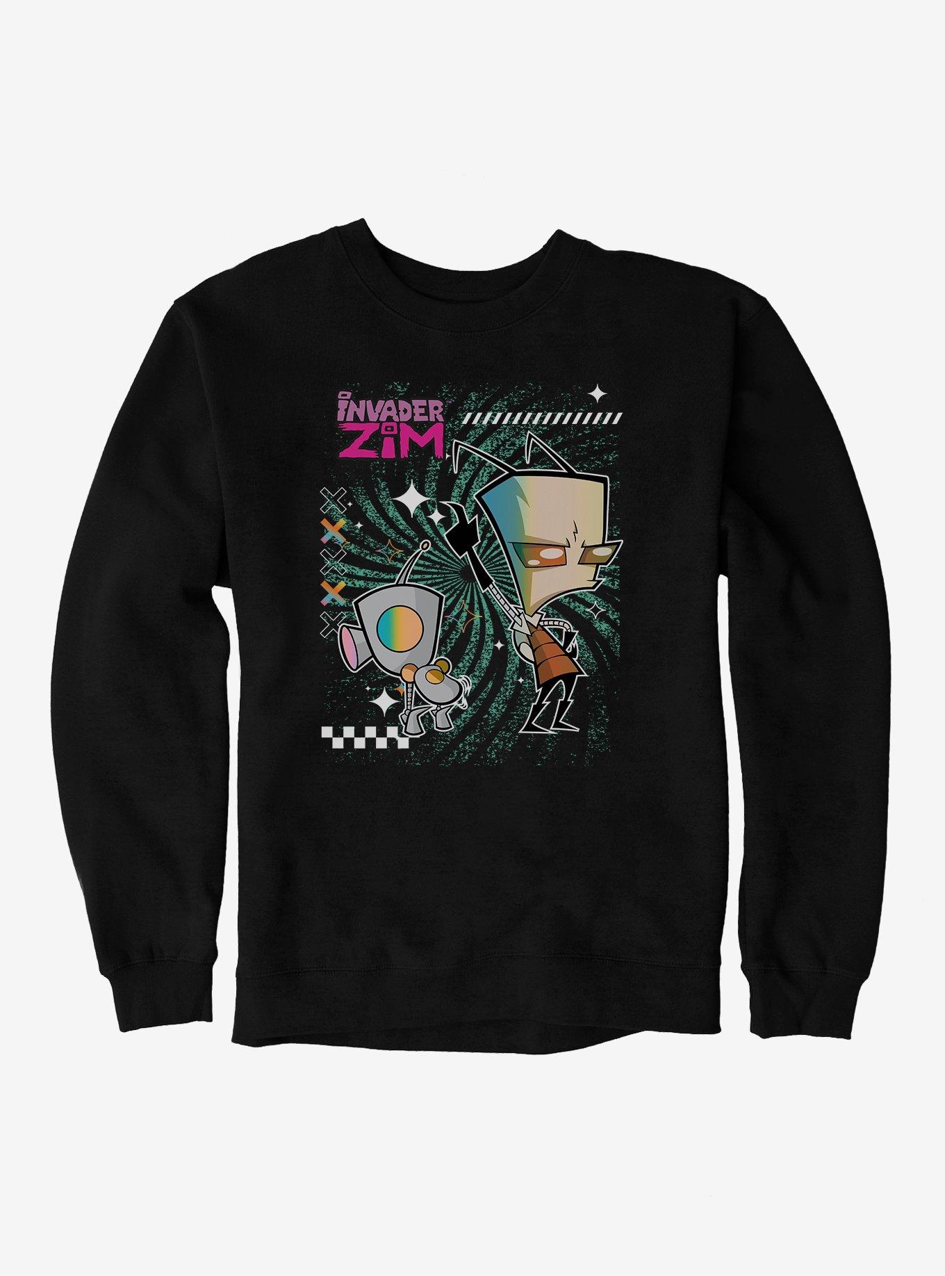 Invader Zim And GIR Dancing Sweatshirt, , hi-res