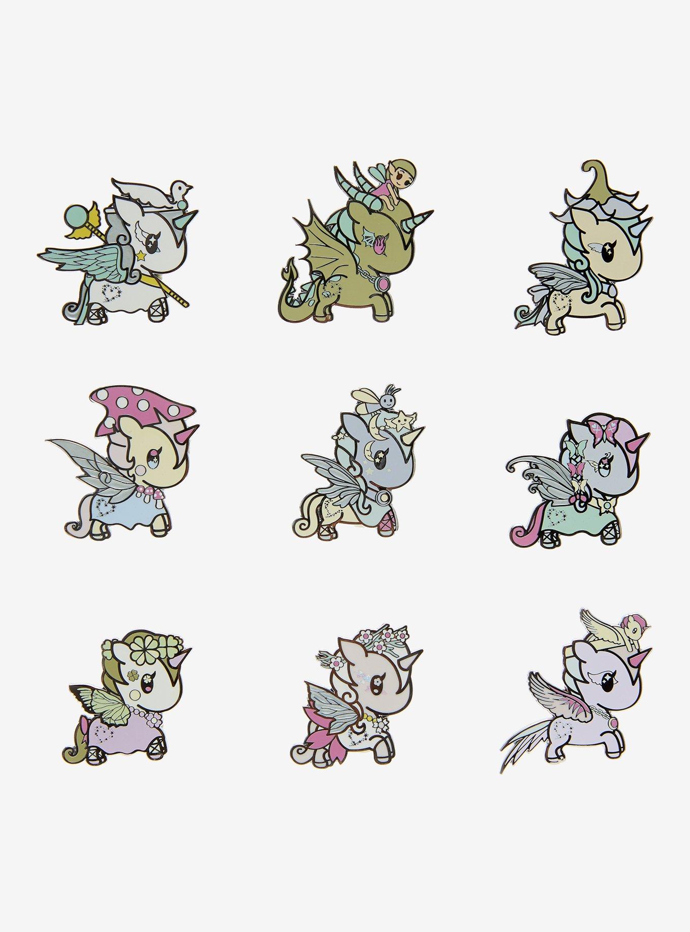 tokidoki Unicorno Pixie Dust Fairy Blind Box Enamel Pin
