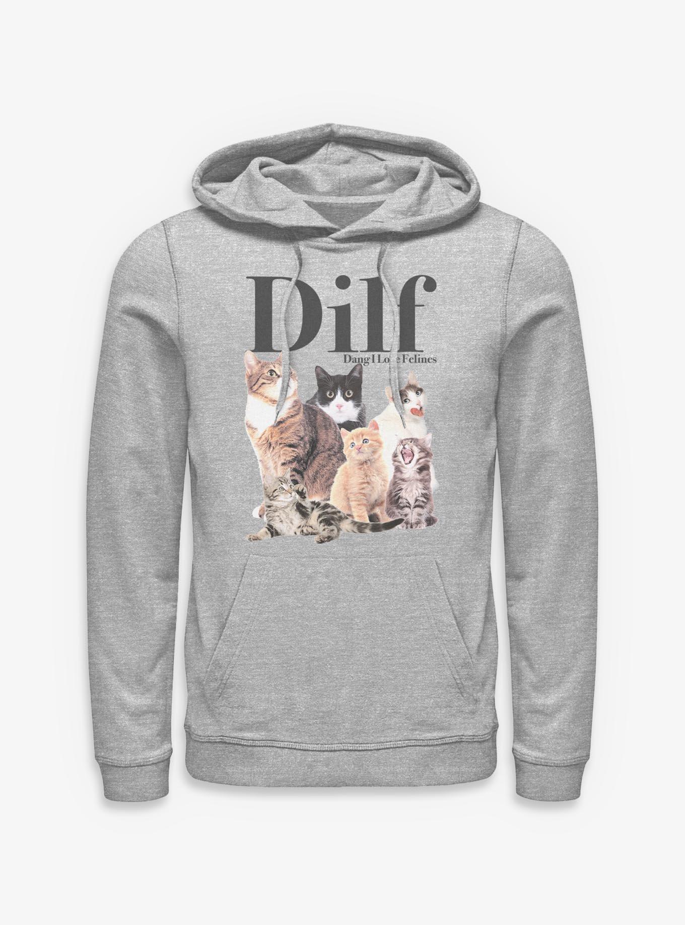 Dang I Love Felines Hoodie Hot Topic Exclusive, , hi-res