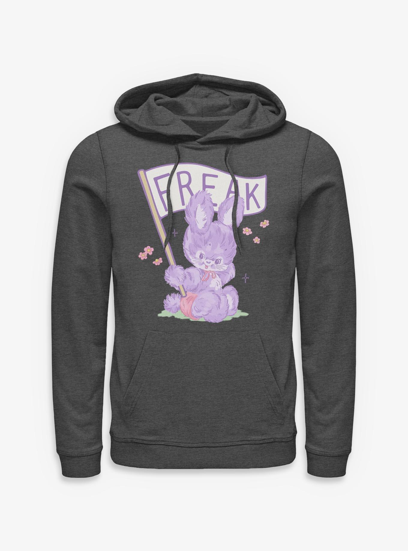 Freak Fuzzy Bunny Hoodie Hot Topic Exclusive, , hi-res