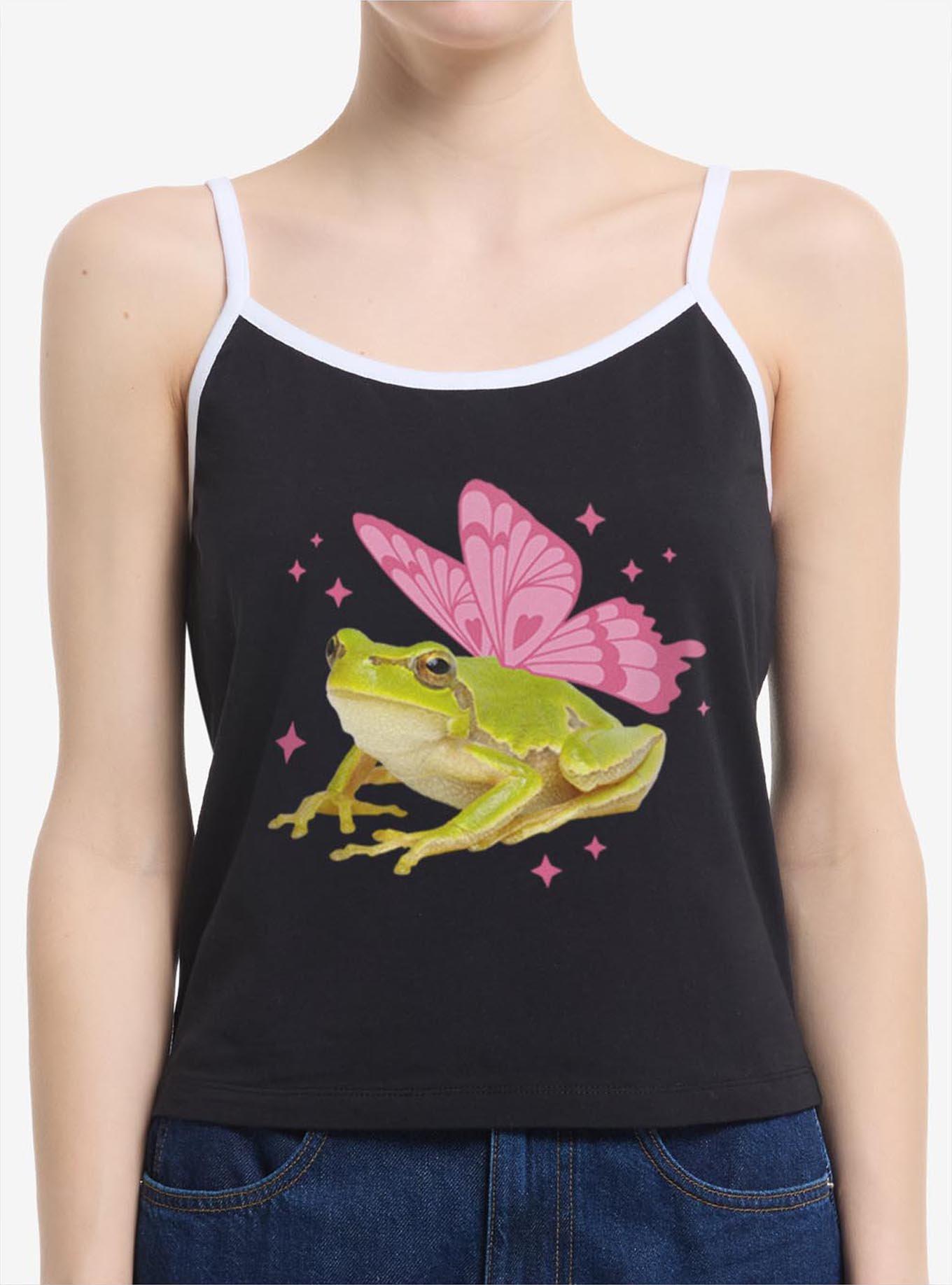 Frog Butterfly Wings Girls Cami Hot Topic Exclusive, , hi-res