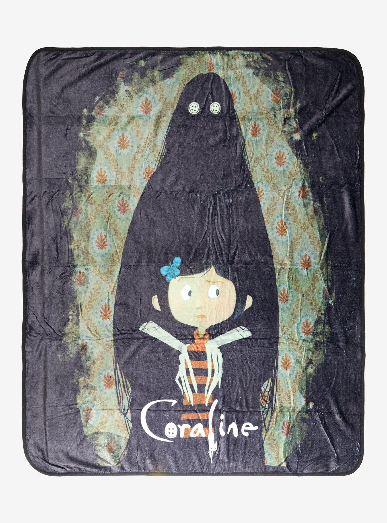Coraline Dark Figure Throw Blanket