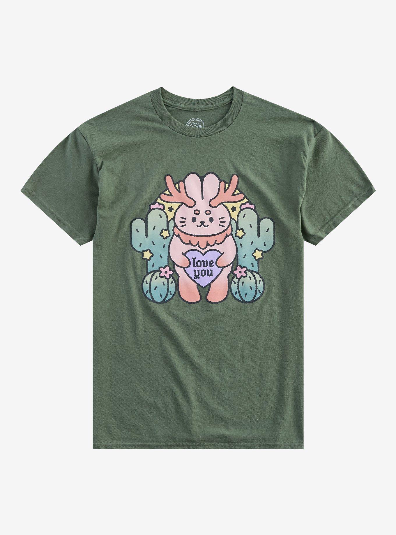 Love You Jackalope T-Shirt By Ghosttraveler, , hi-res