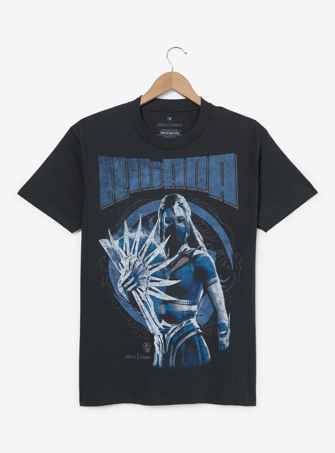 Mortal Kombat Kitana Portrait T-Shirt - BoxLunch Exclusive, , hi-res