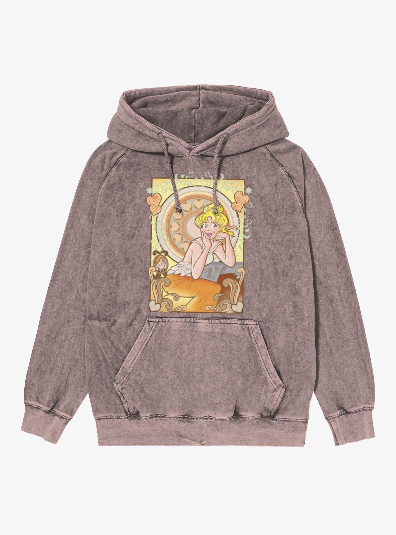 Archie Comics Betty Cooper Art Nouveau Mineral Wash Hoodie, , hi-res
