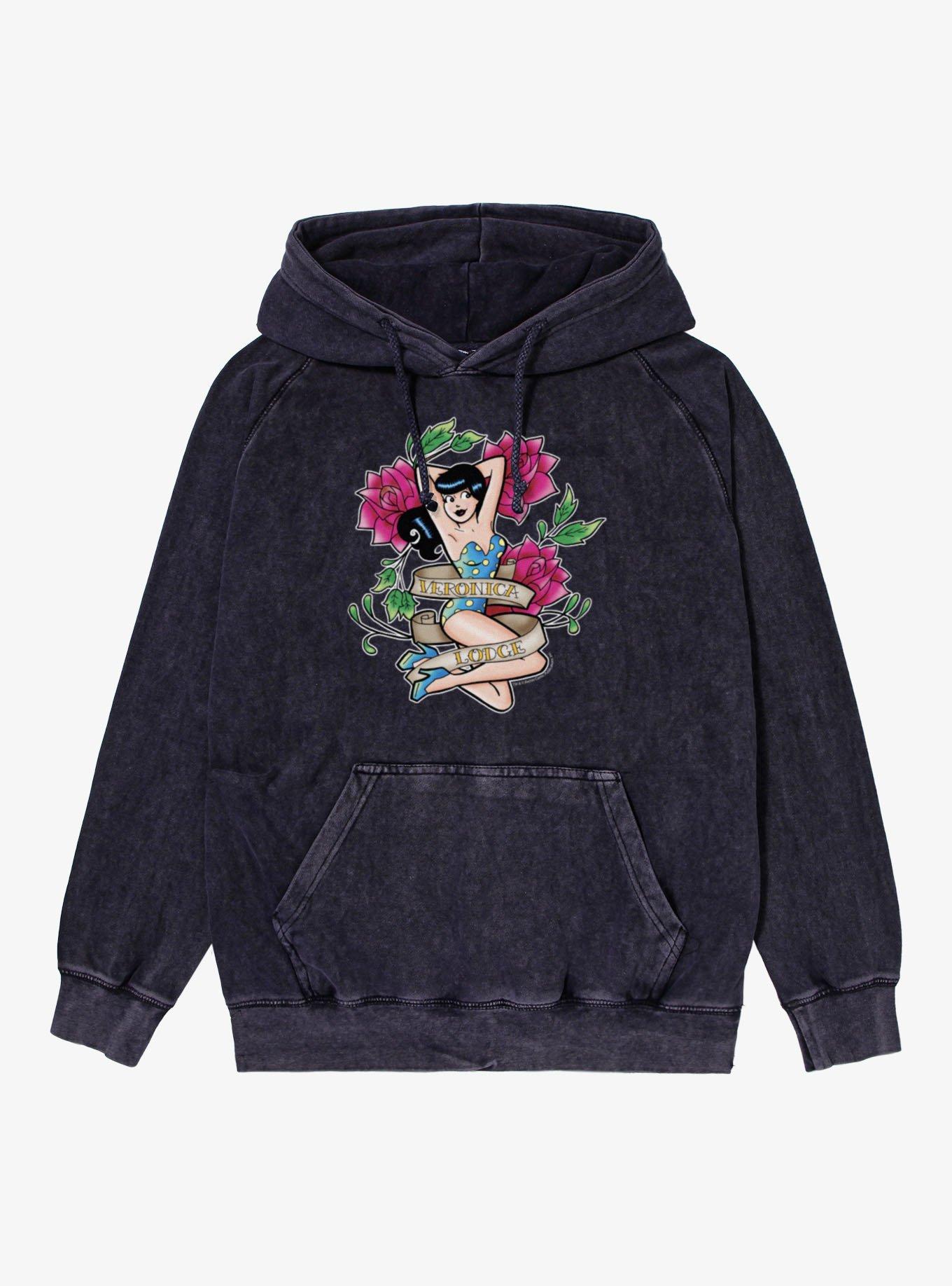Archie Comics Veronica Lodge Traditional Tattoo Mineral Wash Hoodie