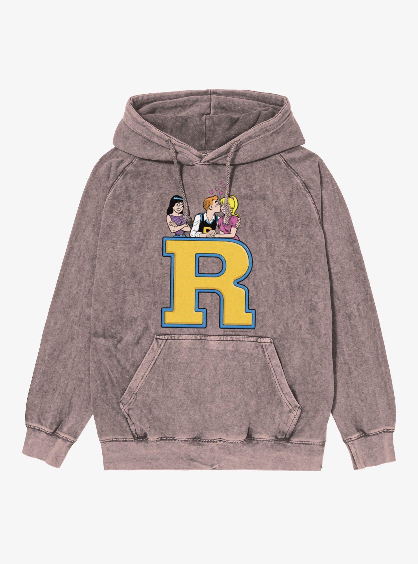 Archie Comics Riverdale R Mineral Wash Hoodie, , hi-res