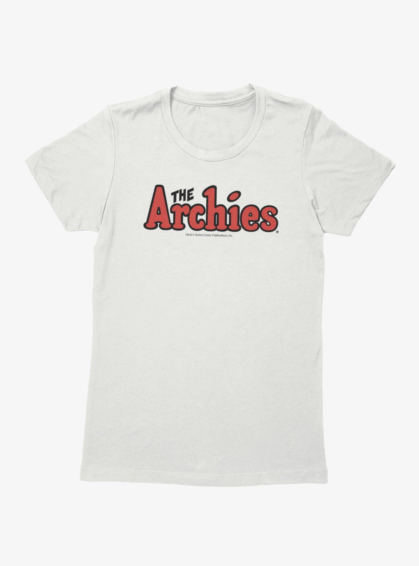 Archie Comics Simple Logo Womens T-Shirt, WHITE, hi-res