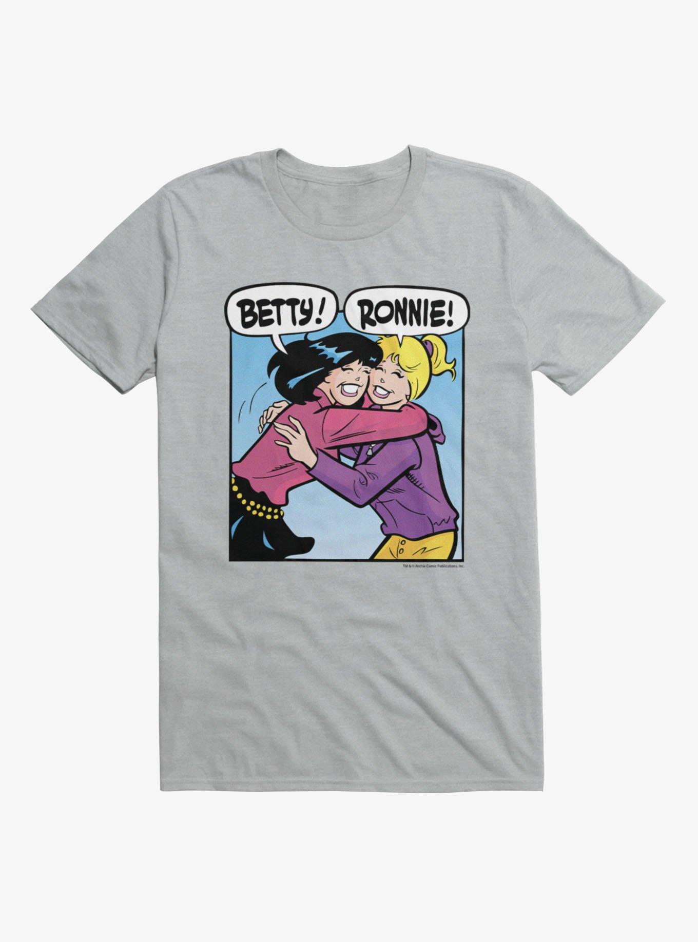 Archie Comics Betty And Ronnie Hug T-Shirt, , hi-res