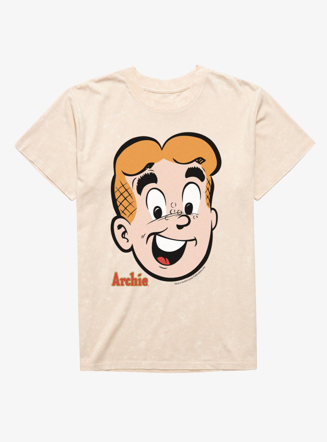 Archie Comics Big Face Archie Mineral Wash T-Shirt, , hi-res