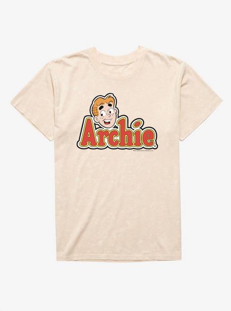 Archie Comics Logo Mineral Wash T-Shirt - GREY | Hot Topic