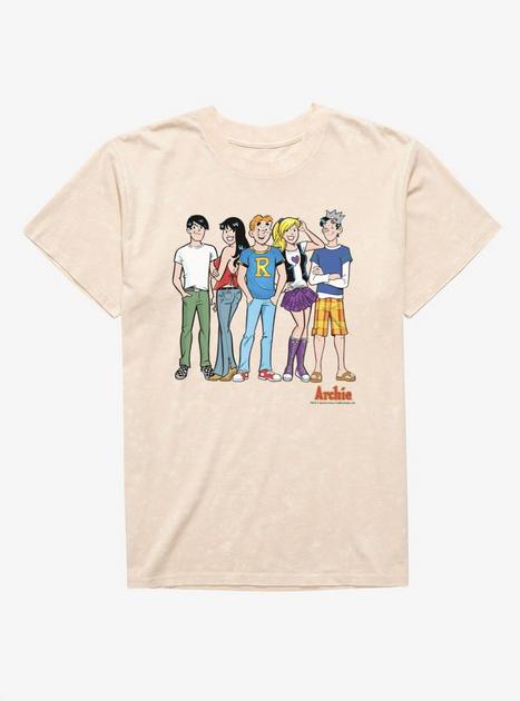 Archie Comics Gang's All Here Mineral Wash T-Shirt - GREY | Hot Topic
