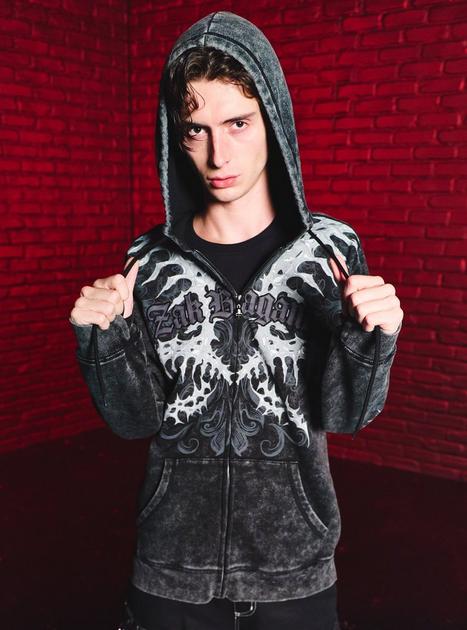 Zak Bagans Vertebrae Hoodie | Hot Topic