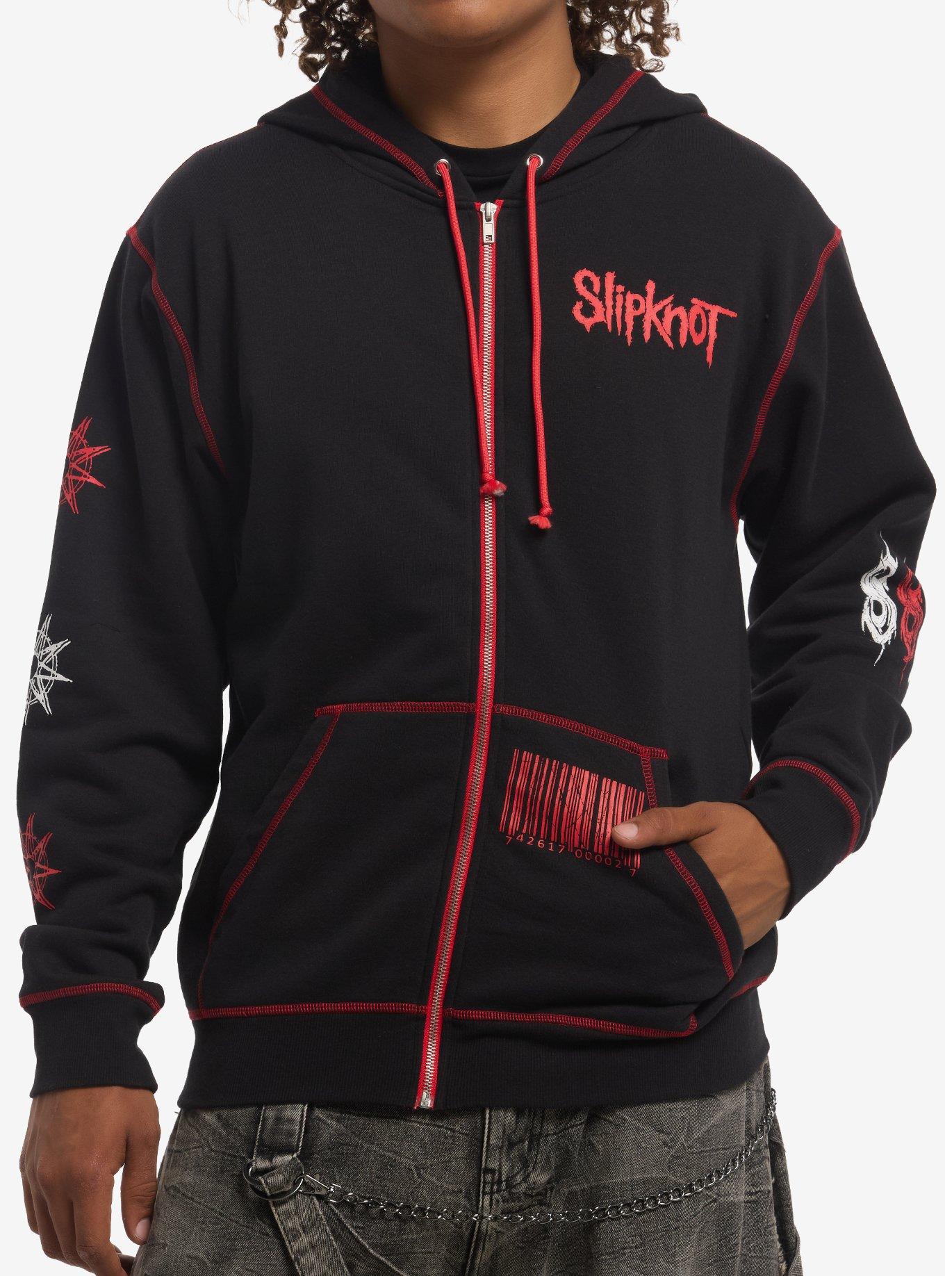 Slipknot Shattered Logo Hoodie, , hi-res