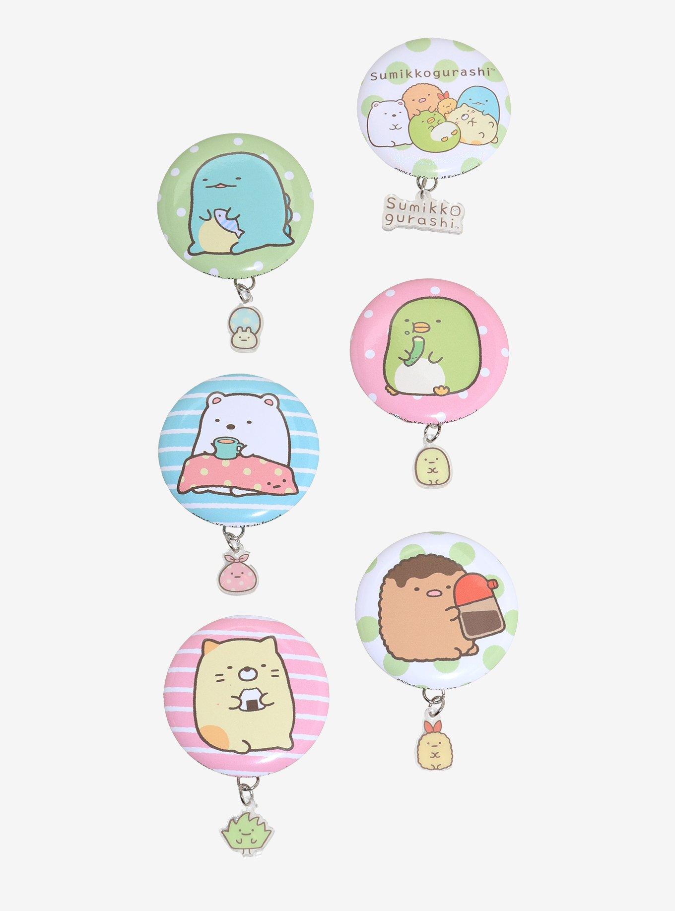 Sumikkogurashi Characters Blind Bag Charm Button, , hi-res