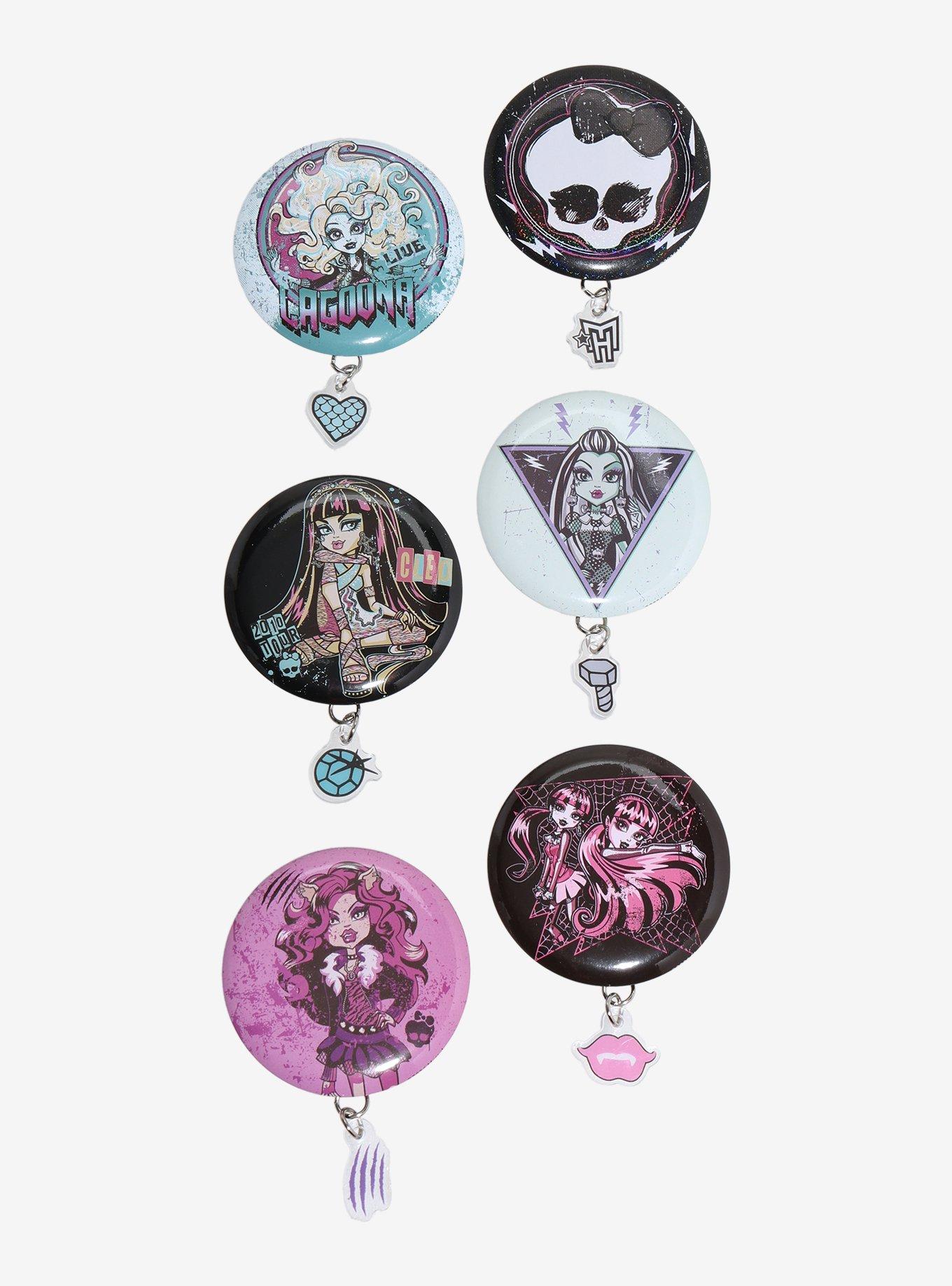 Whatever! Makes You Happy Monster High Blind Bag Button With Charm, , hi-res