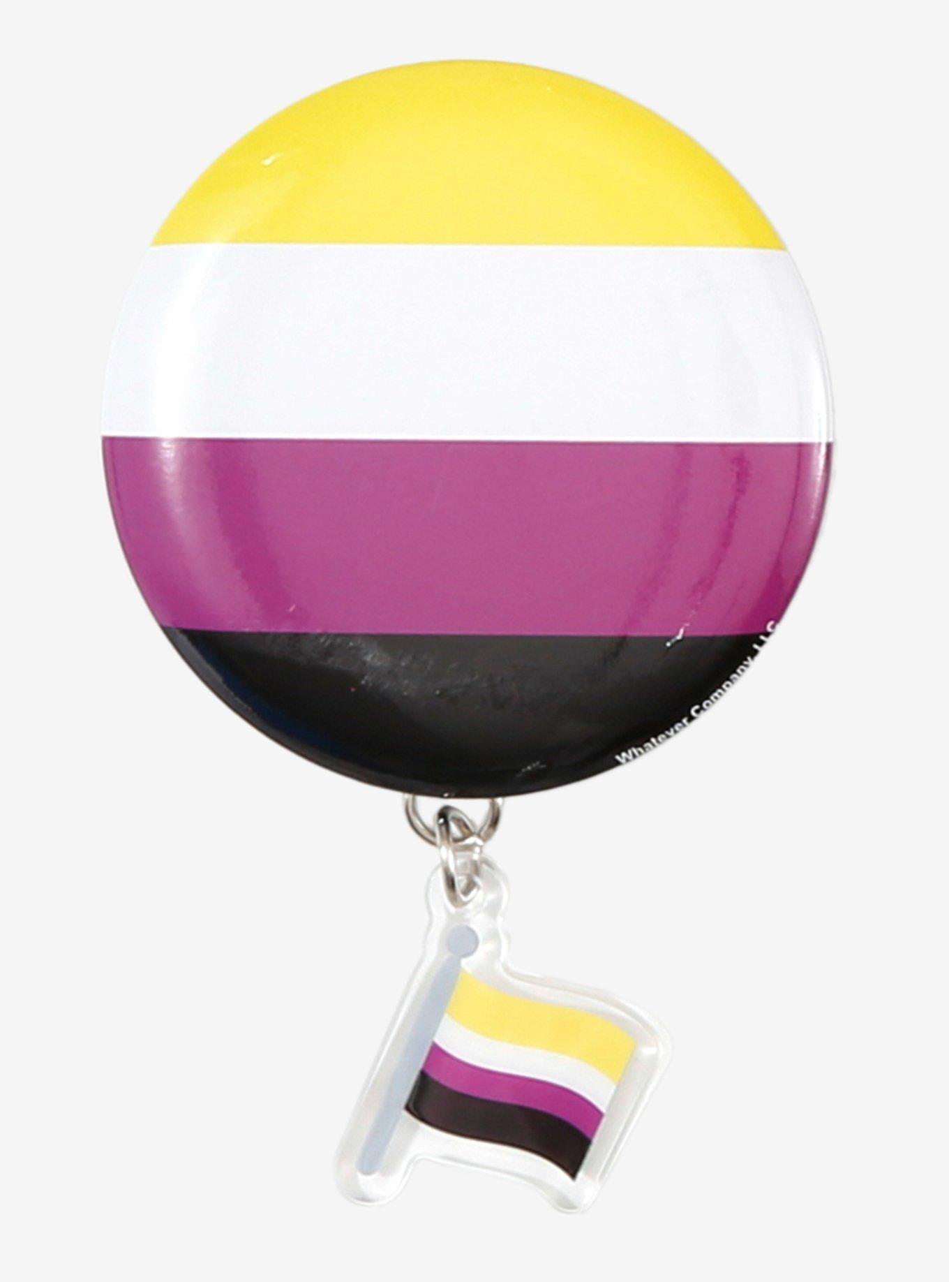 Non-Binary Pride Flag Button