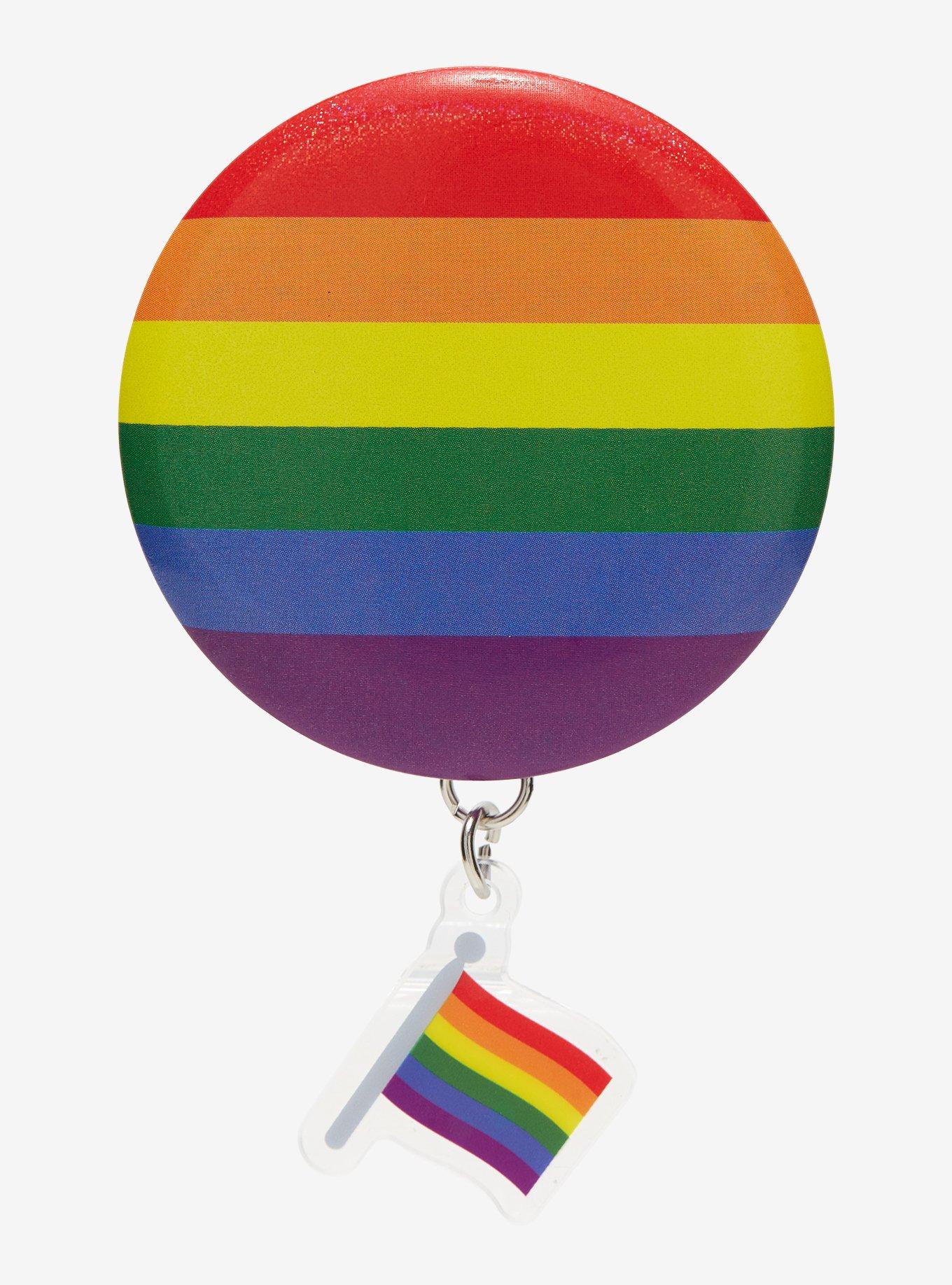 Pride Flag Button