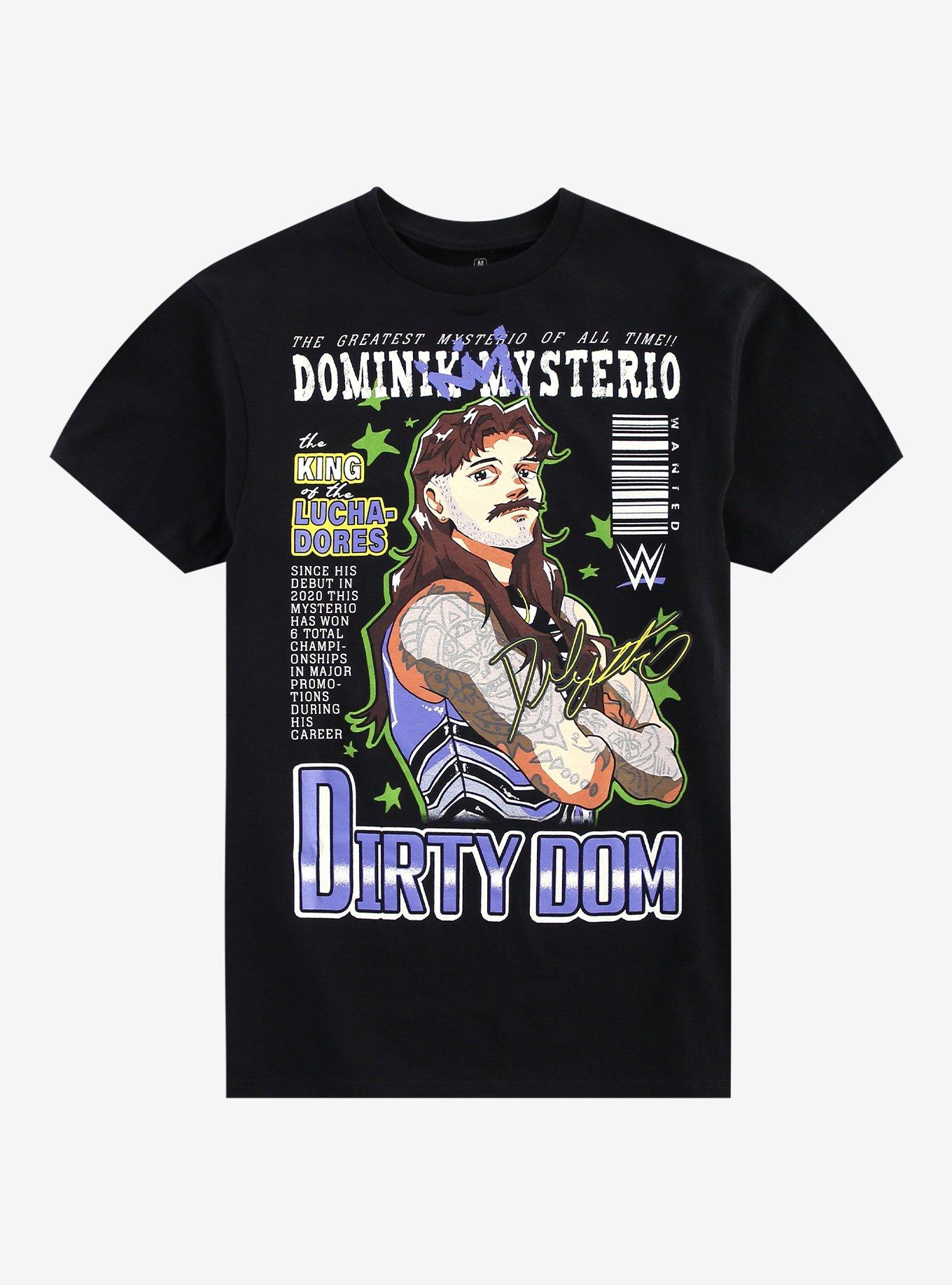 WWE Dominik Mysterio Manga Cover T-Shirt, , hi-res