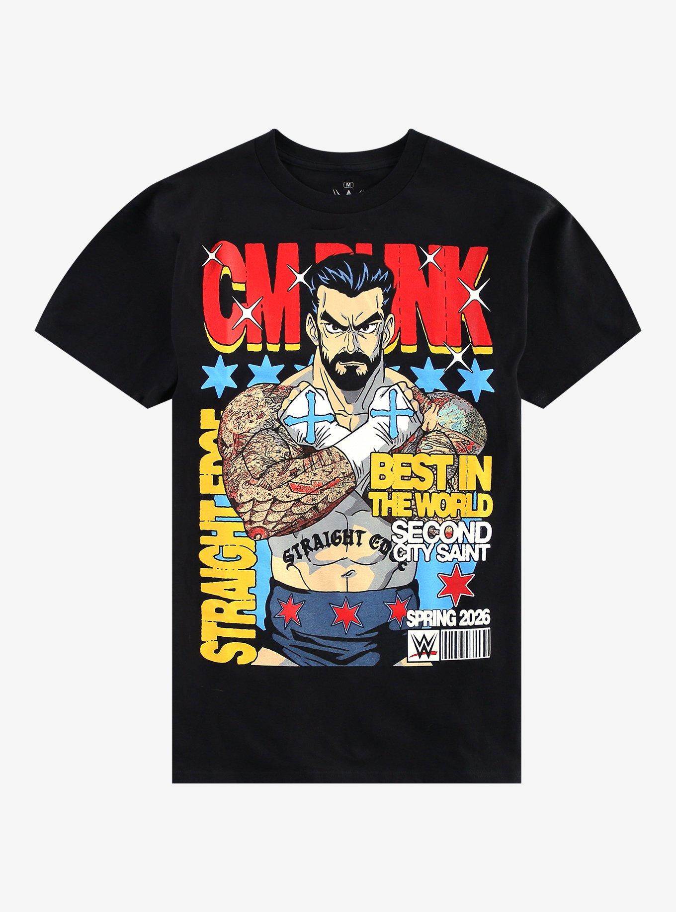 WWE CM Punk Manga T-Shirt, , hi-res