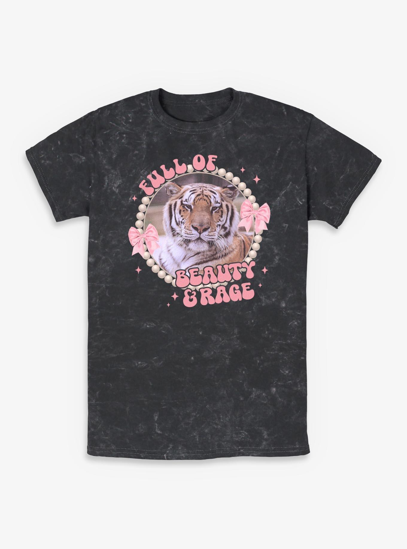 Full Of Beauty And Rage Tiger Mineral Wash T-Shirt Box Lunch Exclusive, , hi-res