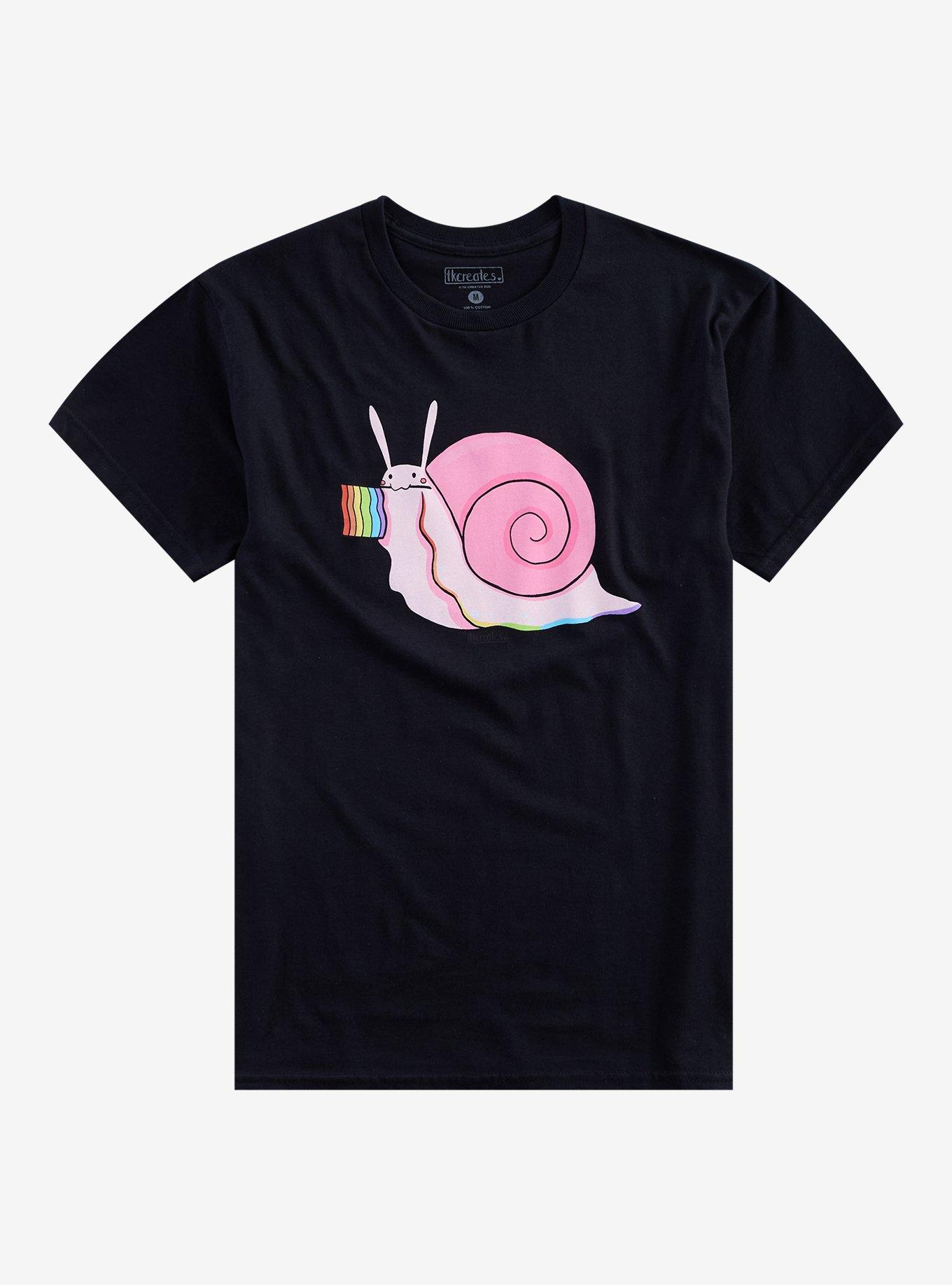 Pride Flag Snail T-Shirt By TKcreates, , hi-res