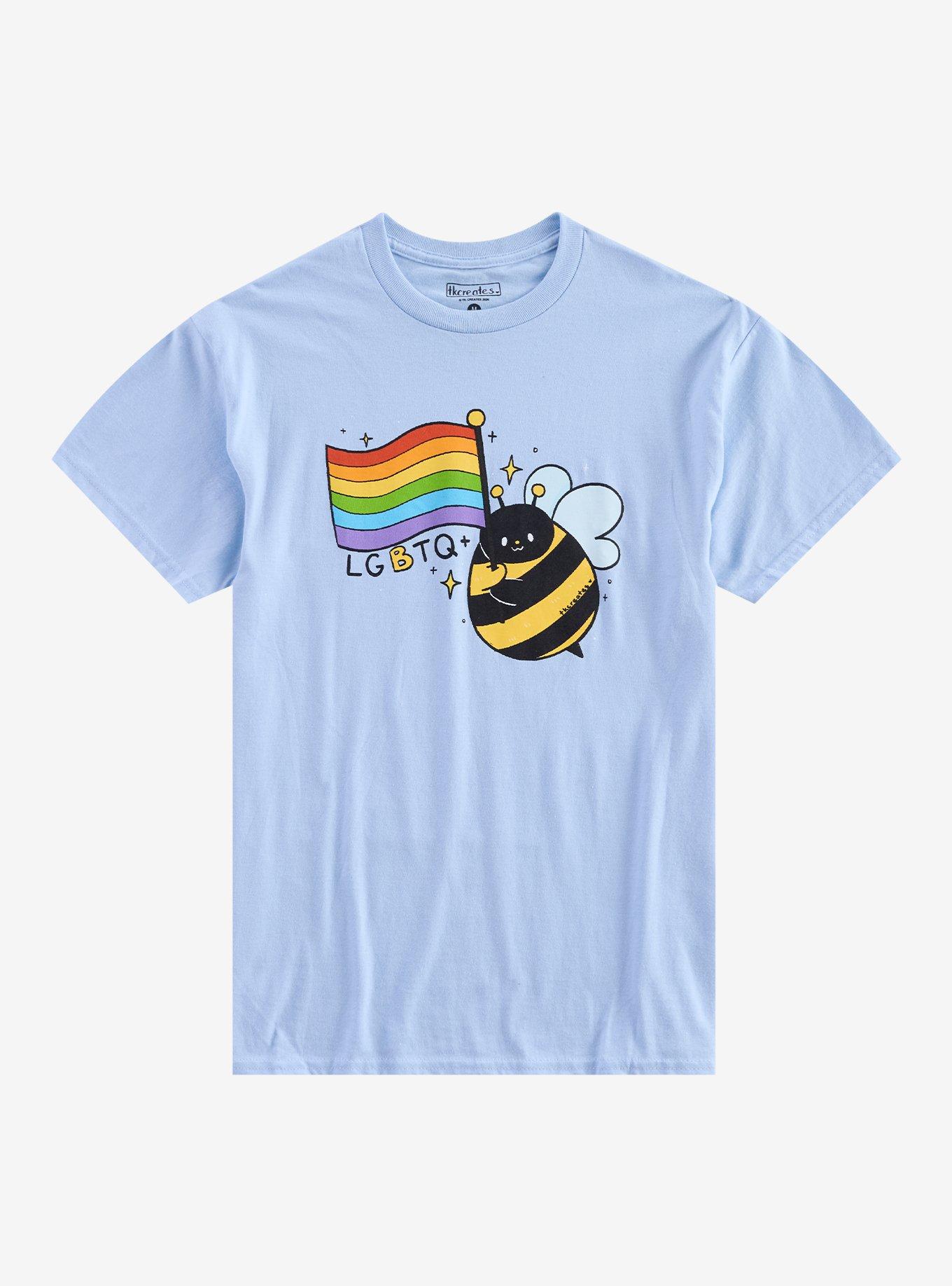 LGBeeTQ T-Shirt By TKcreates, , hi-res