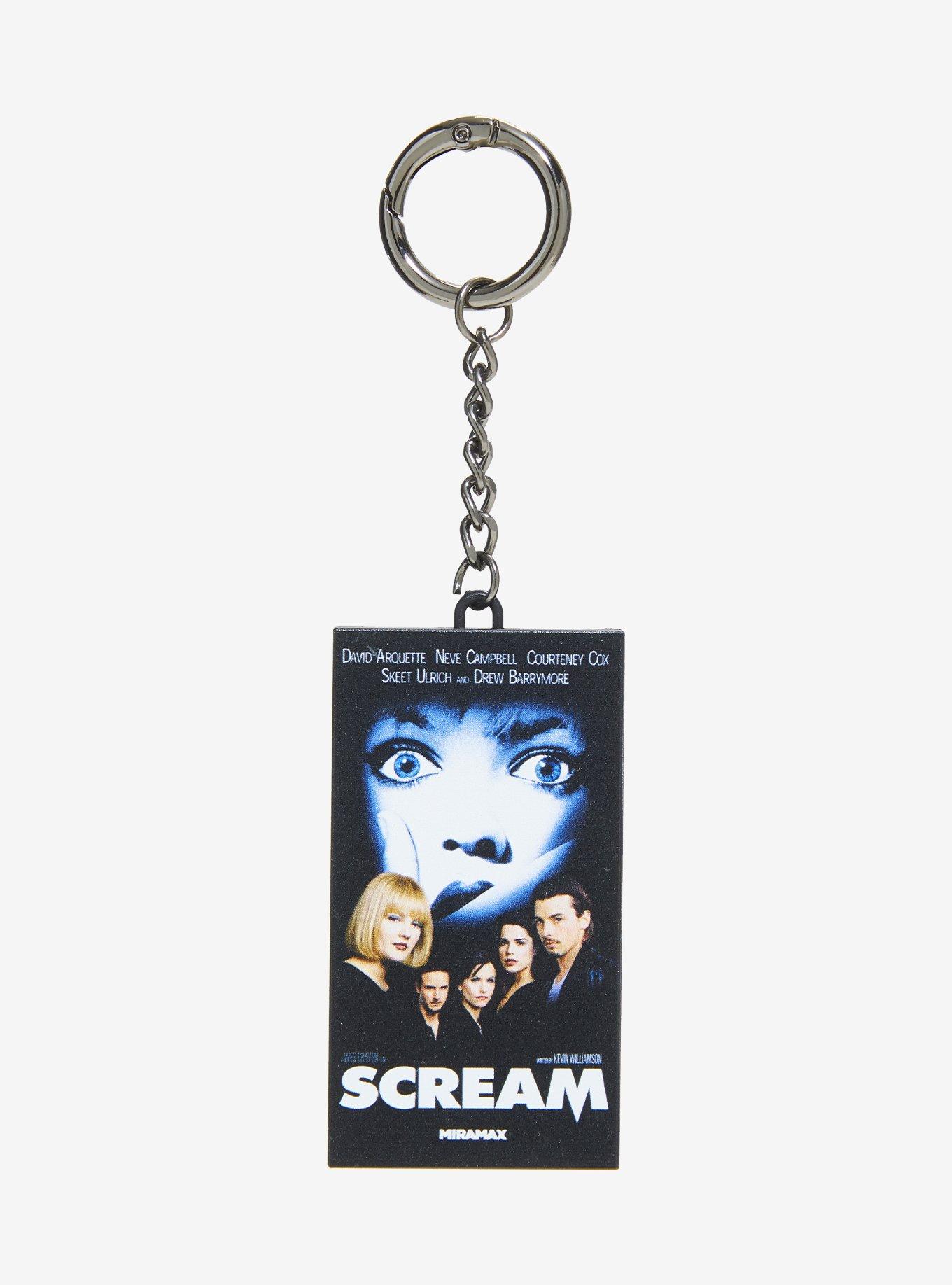 Scream VHS Poster Sliding Keychain &mdash; BoxLunch Exclusive, , hi-res