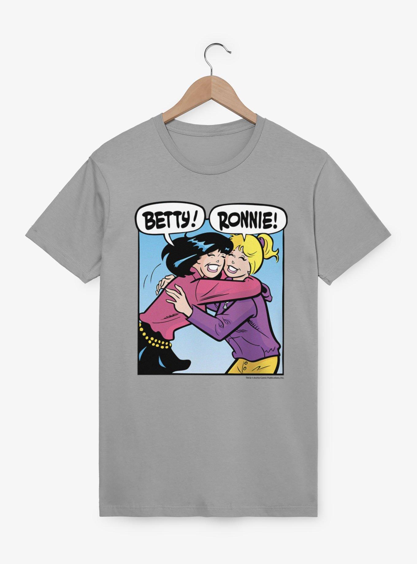 Archie Comics Betty And Ronnie Hug T-Shirt, , hi-res