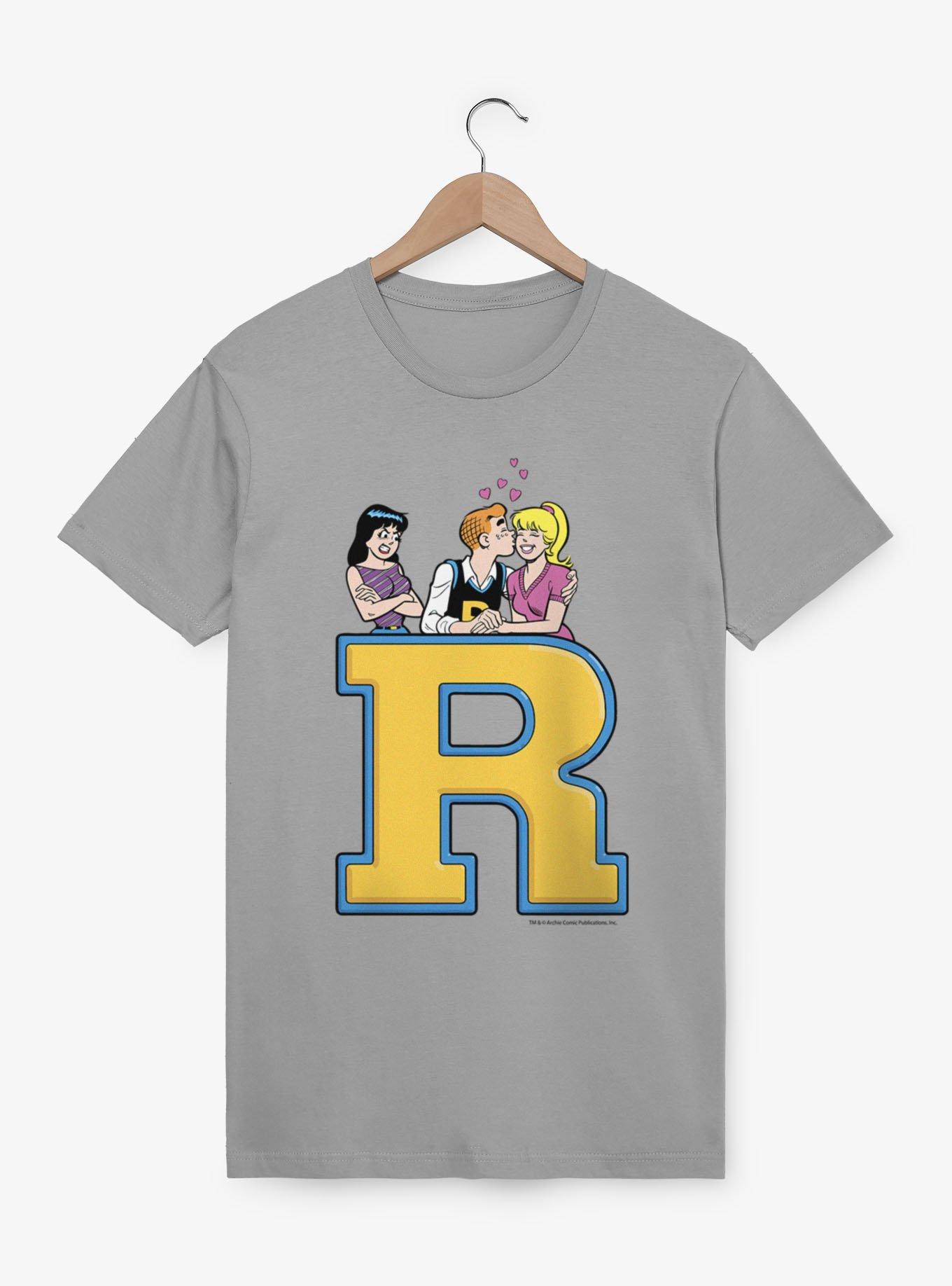 Archie Comics Riverdale R T-Shirt, LIGHT GREY, hi-res view 1