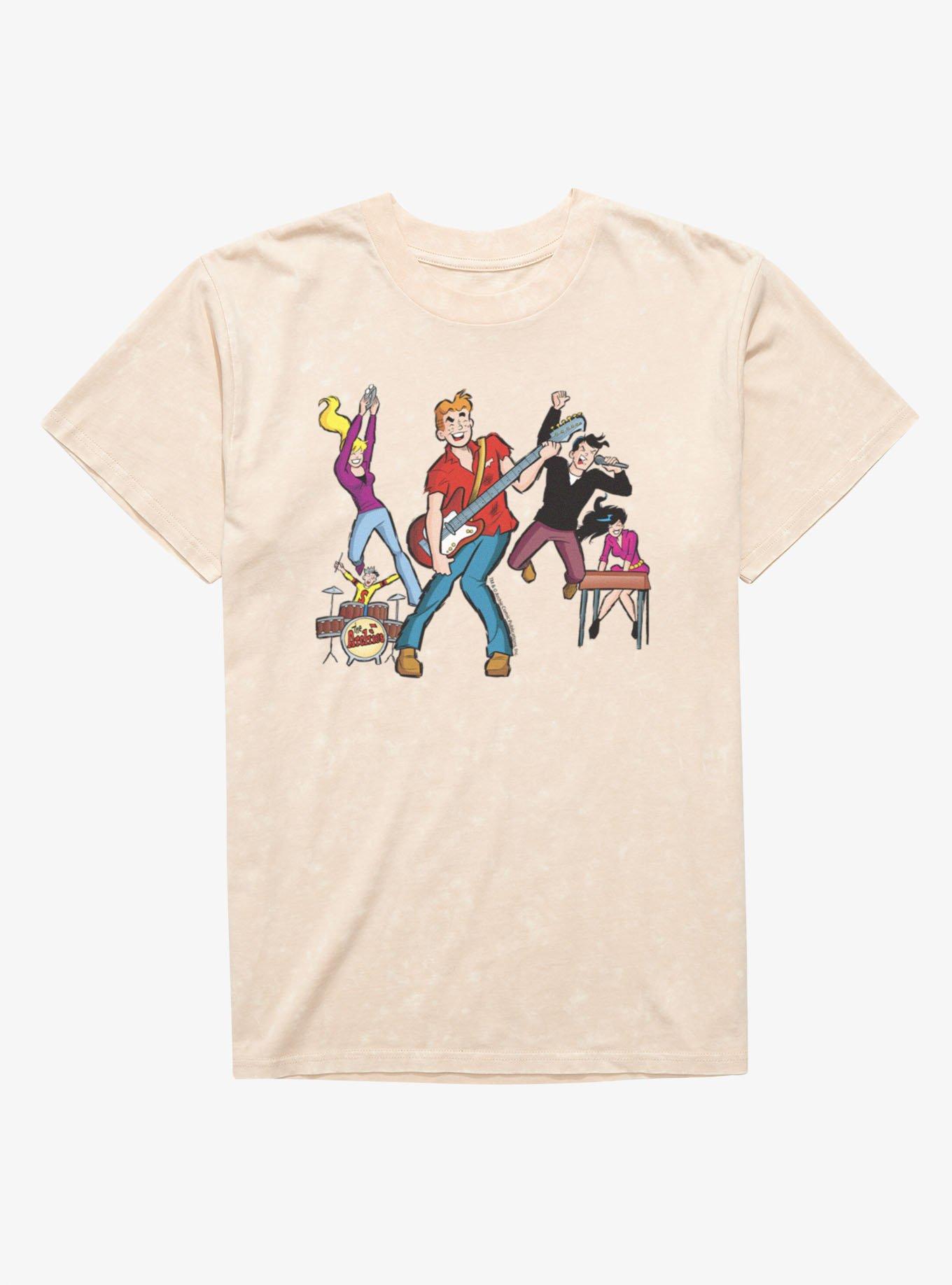 Archie Comics Band Jam Mineral Wash T-Shirt, NATURAL MINERAL WASH, hi-res view 1