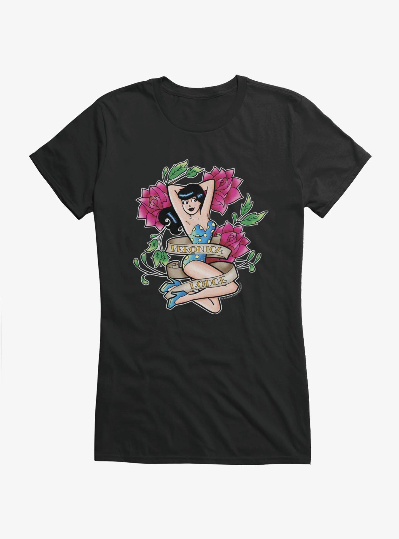 Archie Comics Veronica Lodge Traditional Tattoo Girls T-Shirt, , hi-res