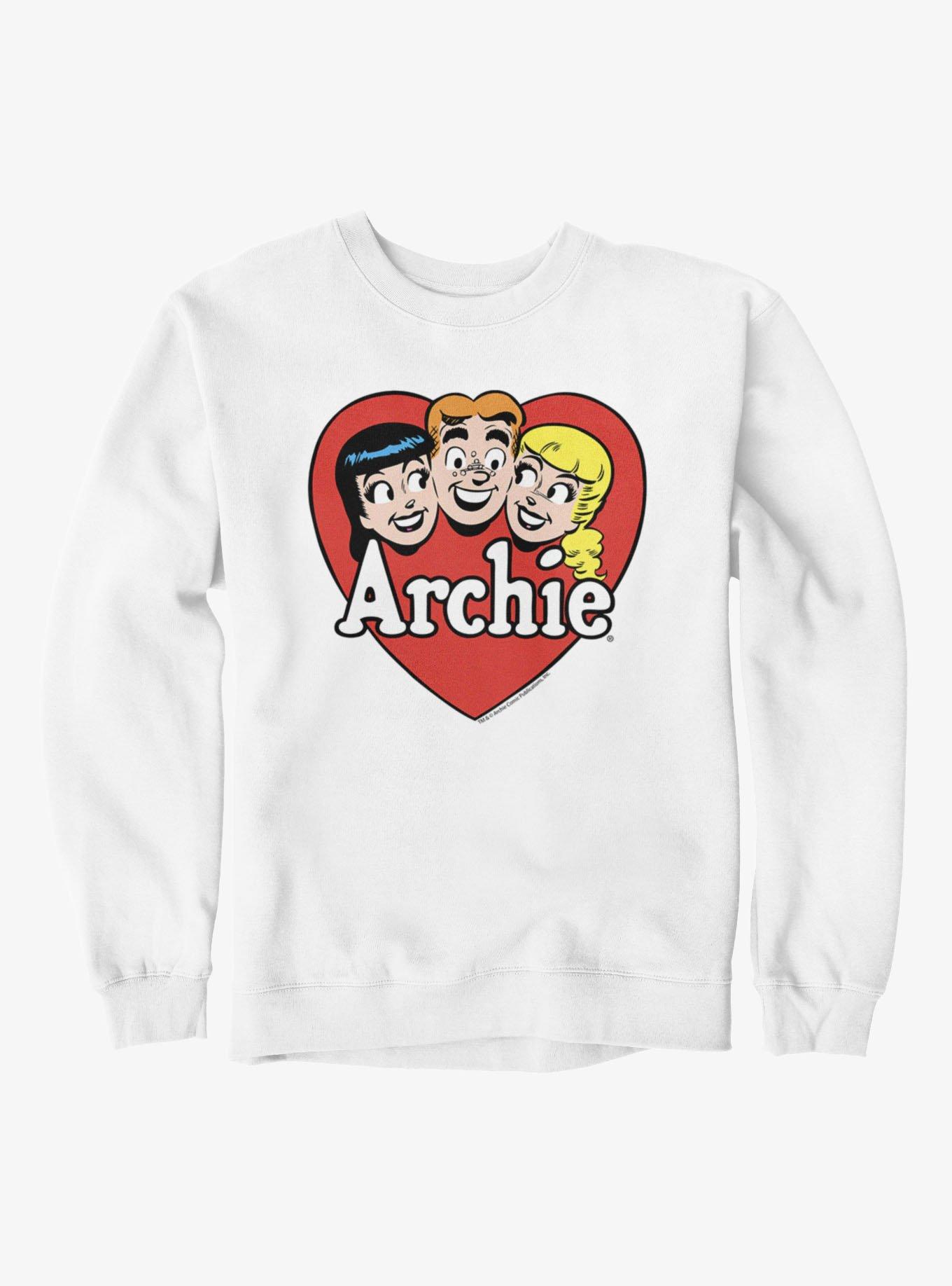 Archie Comics Heart Love Trio Sweatshirt, , hi-res