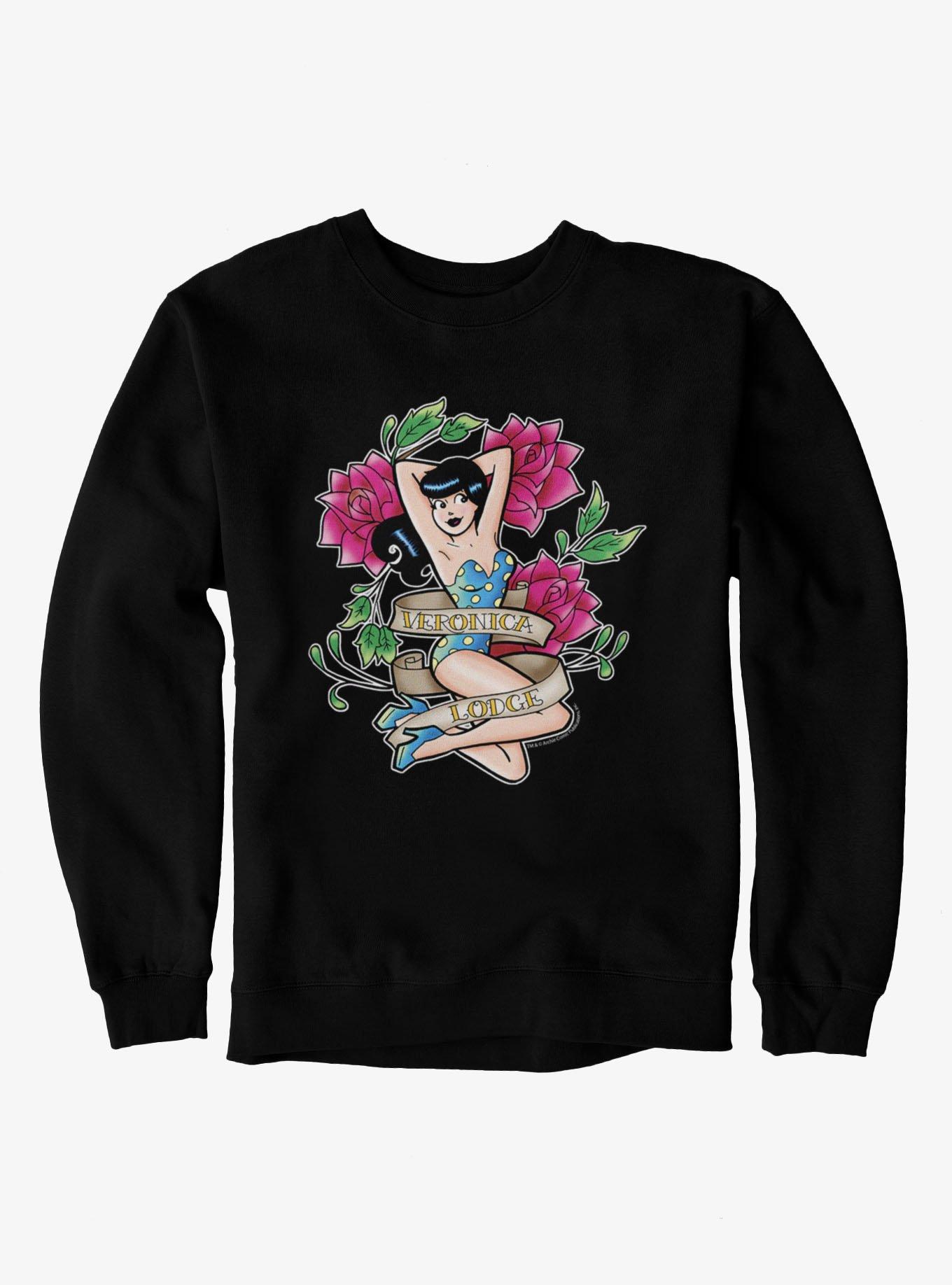 Archie Comics Veronica Lodge Traditional Tattoo Sweatshirt, , hi-res