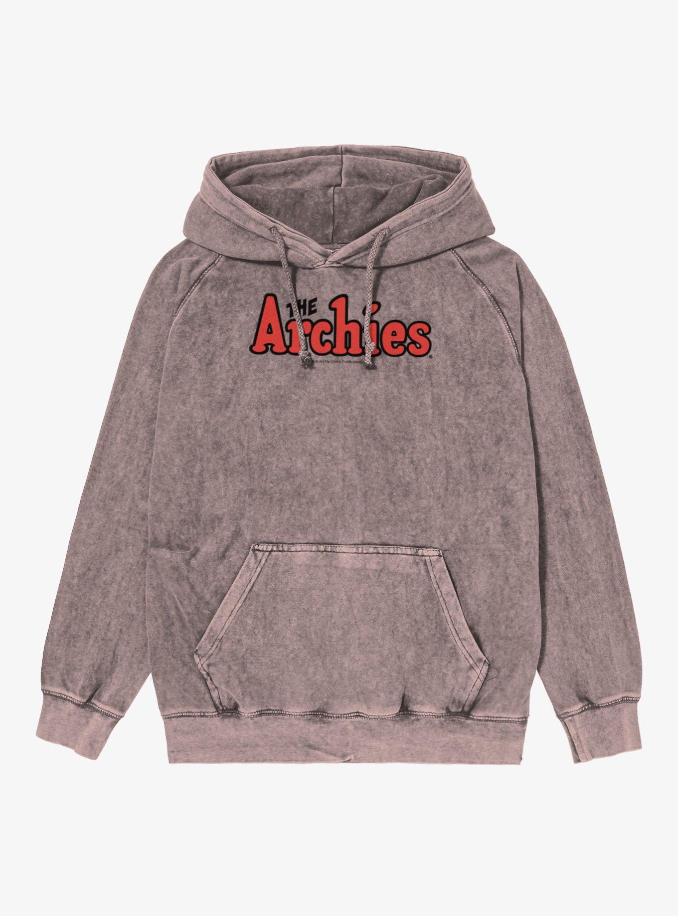 Archie Comics Simple Logo Mineral Wash Hoodie, , hi-res