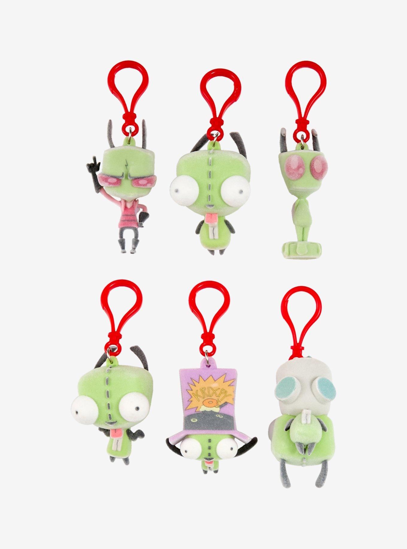 Invader Zim Flocked Blind Box Figural Bag Clip, , hi-res